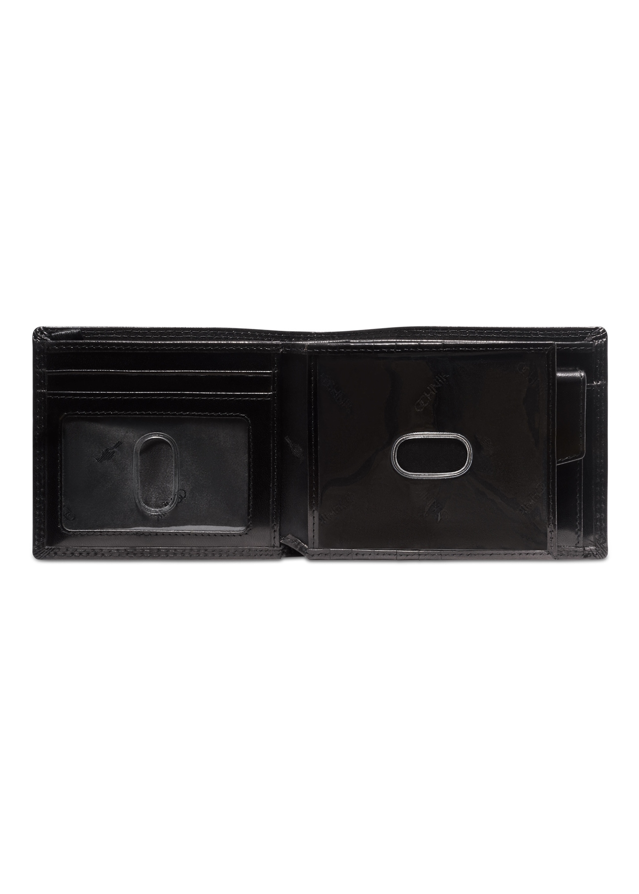 Men's wallet PL-188-99(KS), product view inside on white background.