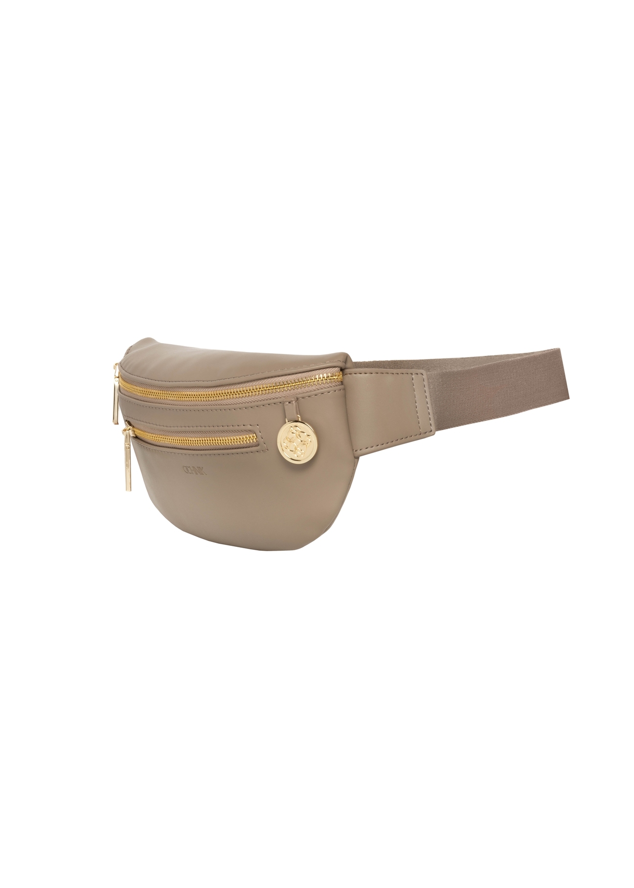 Women's waist bag in a gray-brown shade TOREC-1338-1K(Z26)