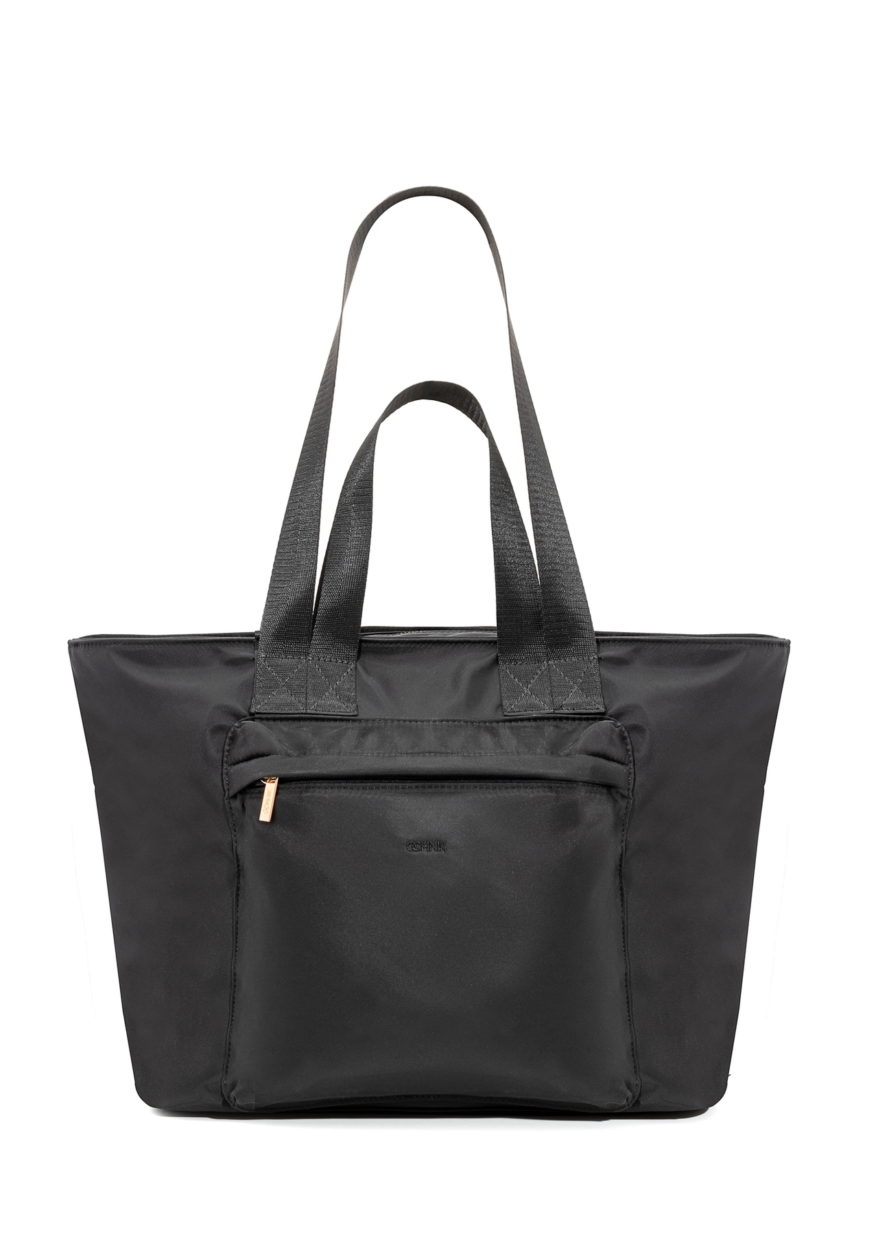Black large shopper bag TOREN-0325-99(Z25)