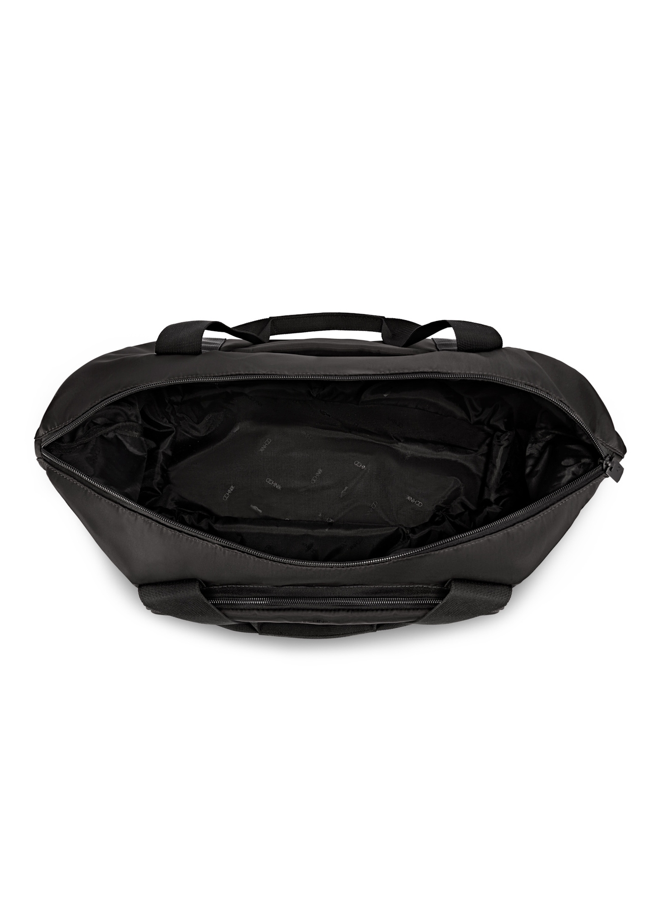 Black men's bag TORMN-0369-99(Z25), product view inside on white background.