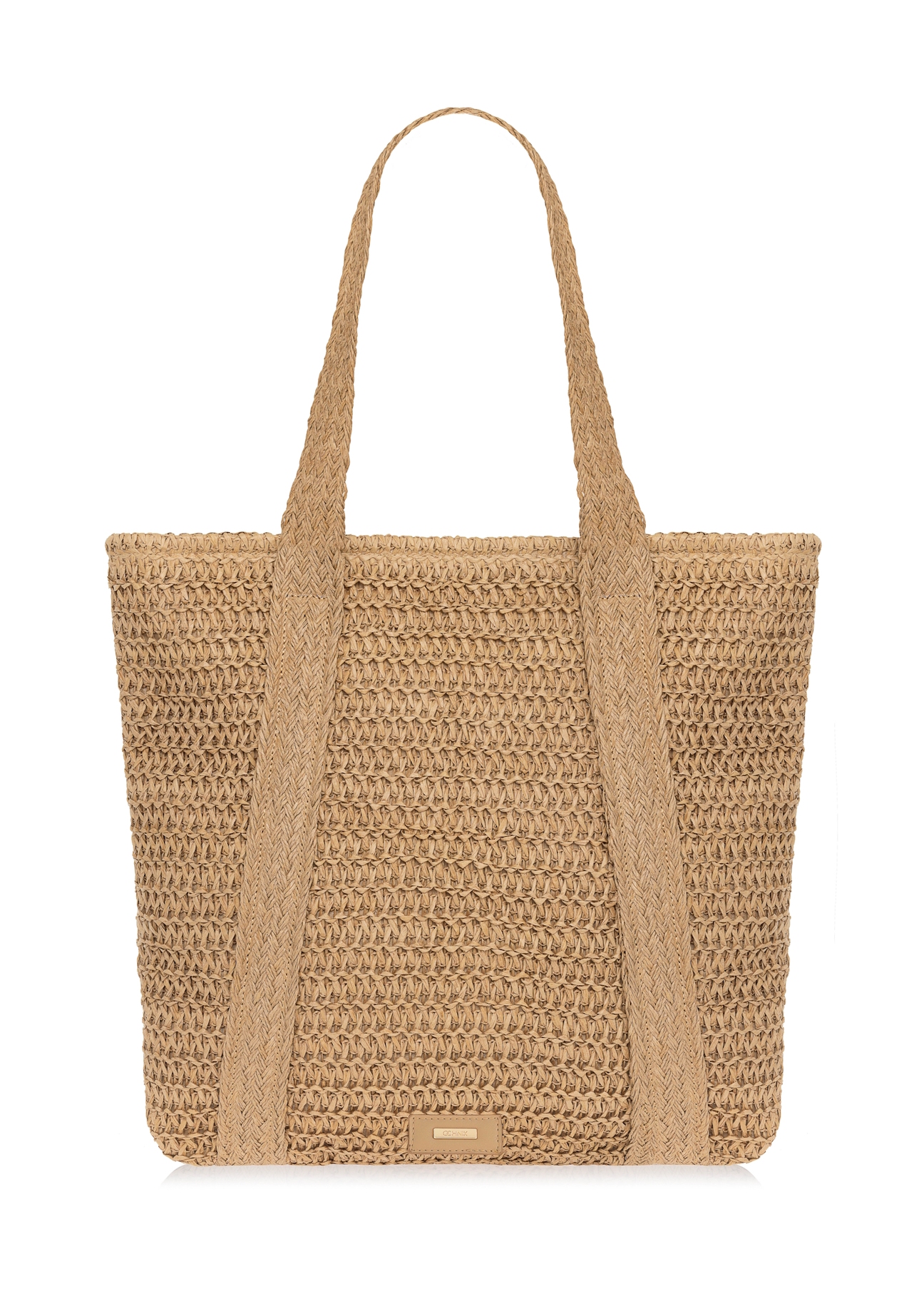 Straw women's shoulder bag TOREC-1037-25(W25)-01
