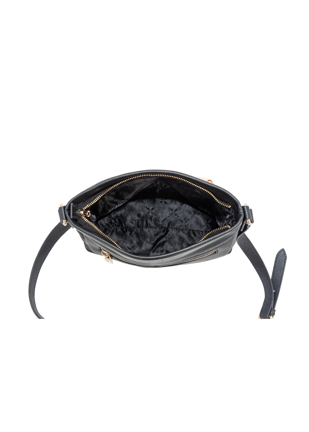 Black leather handbag for women TORES-0820A-99(Z23)-04