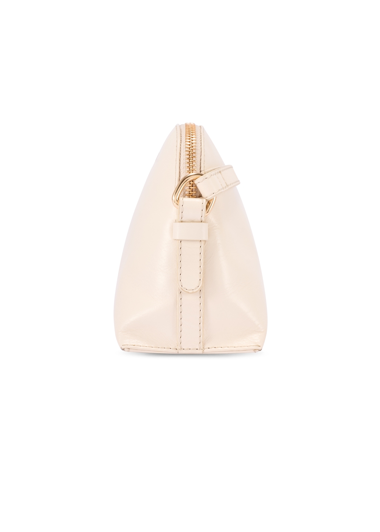 Cream small leather women's handbag TORES-1296-0B (W26)