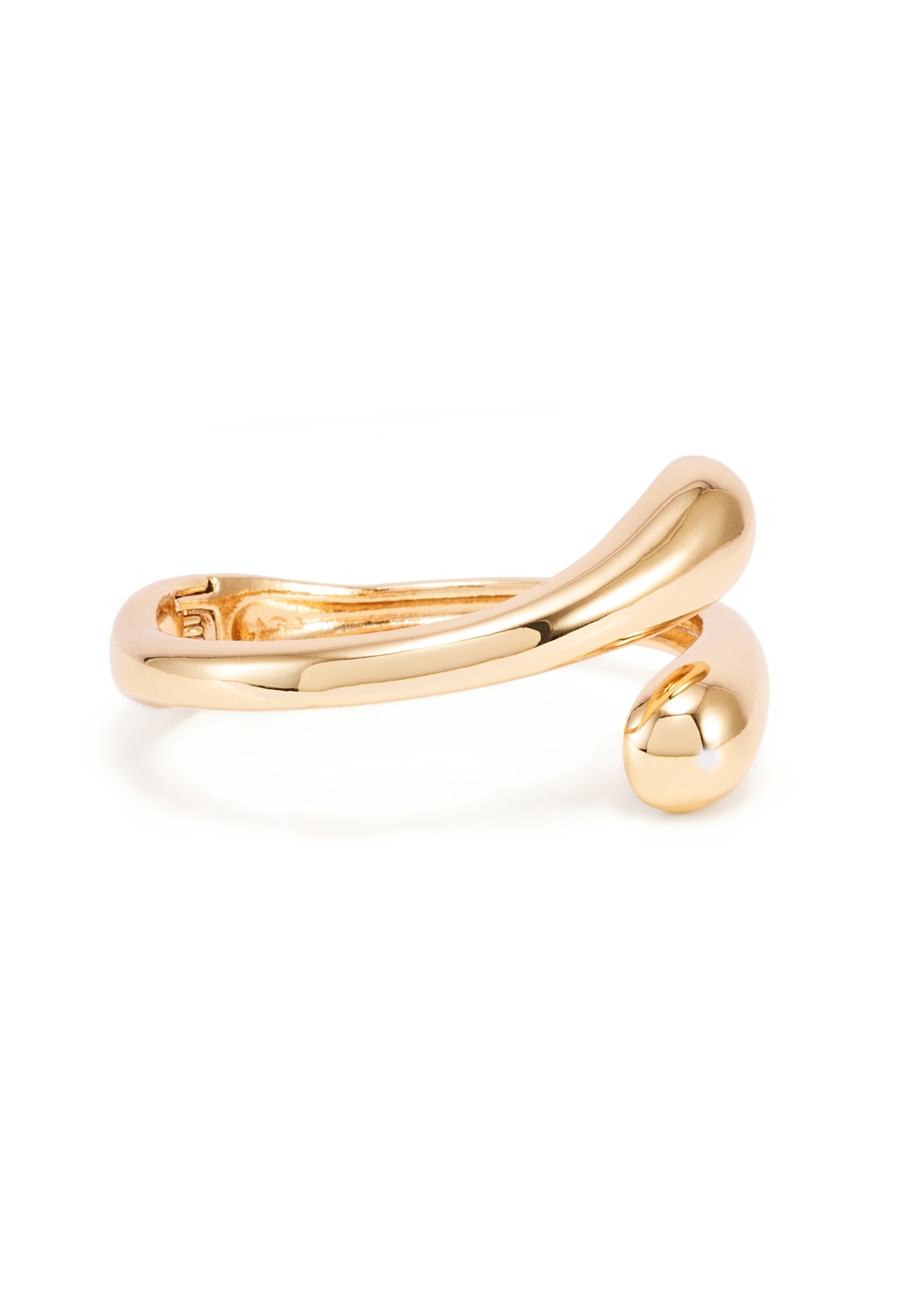 Gold-plated women's bracelet BRADB-0001-2X(Z26), diagonal product view on white background.