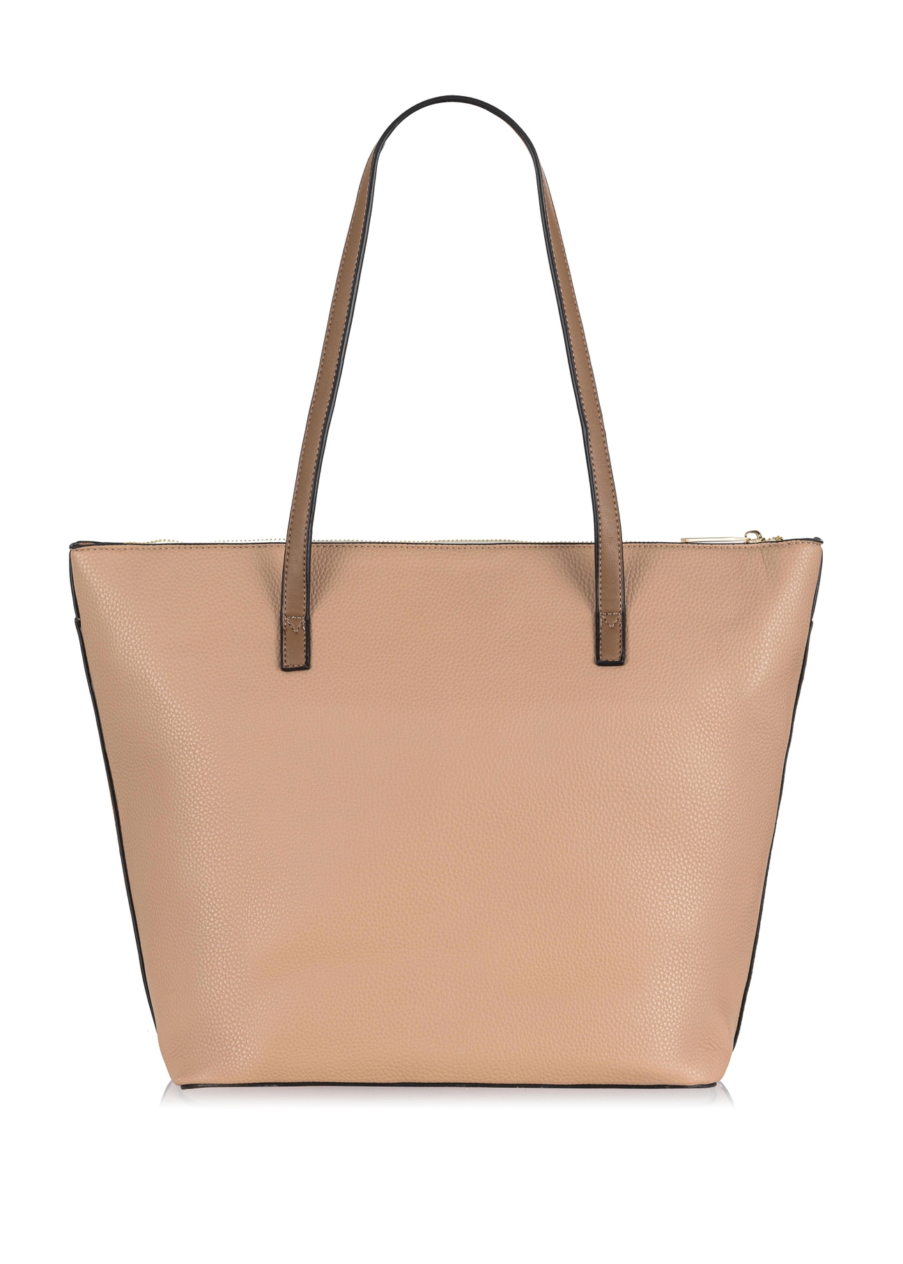 Two-color women's shopper bag TOREC-0780-15(W23)-04