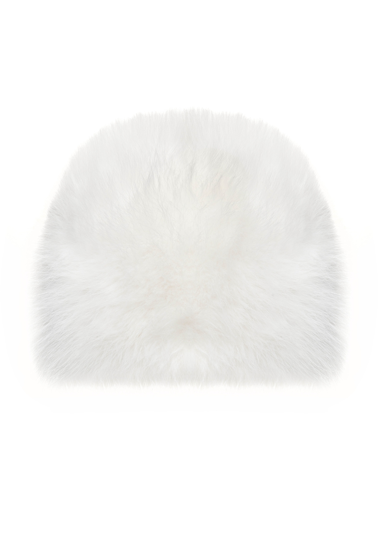 White women's winter cap CZADF-0046-0A(Z26)