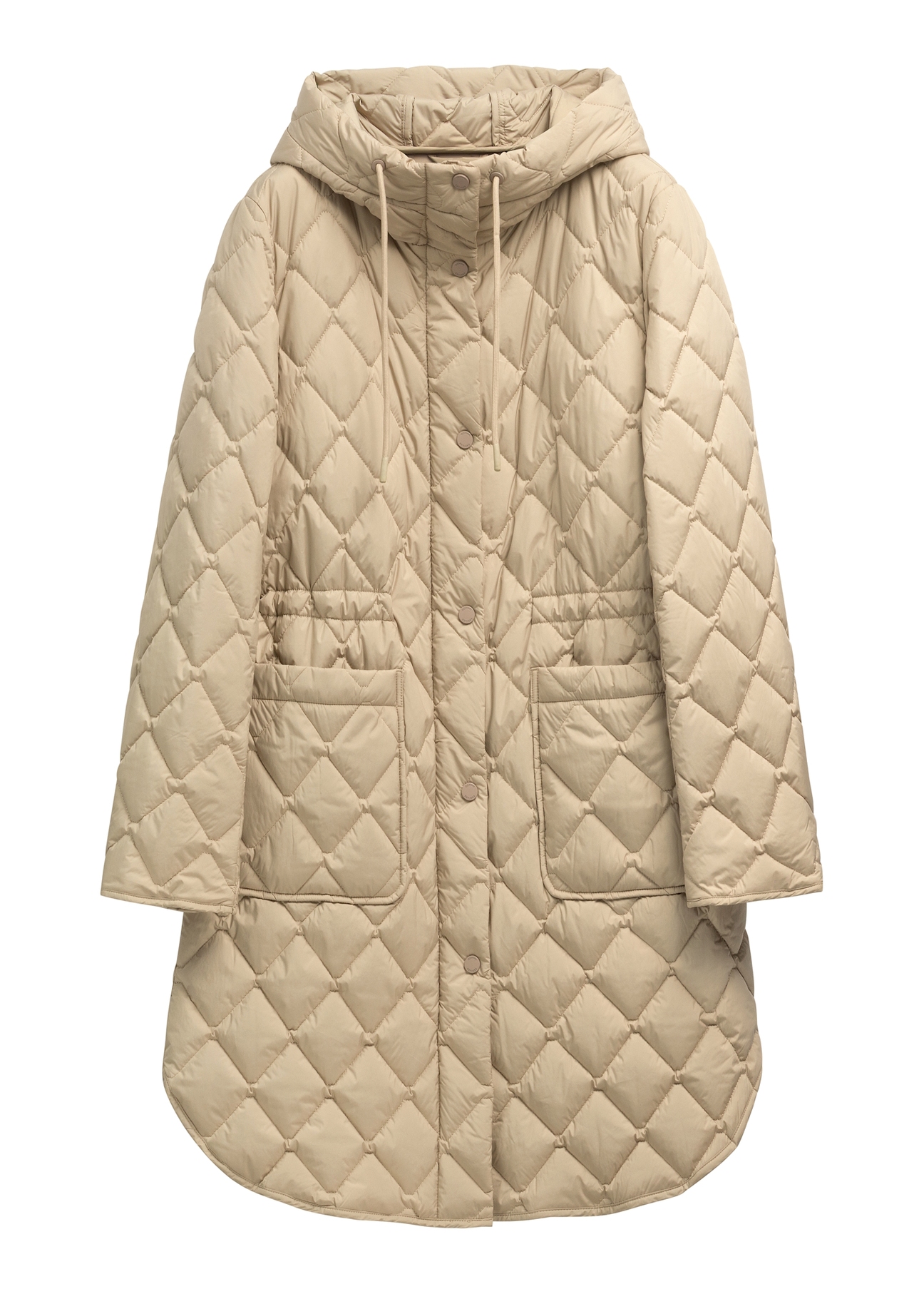 Beige transitional women's jacket KURDT-0666-1J(Z26)