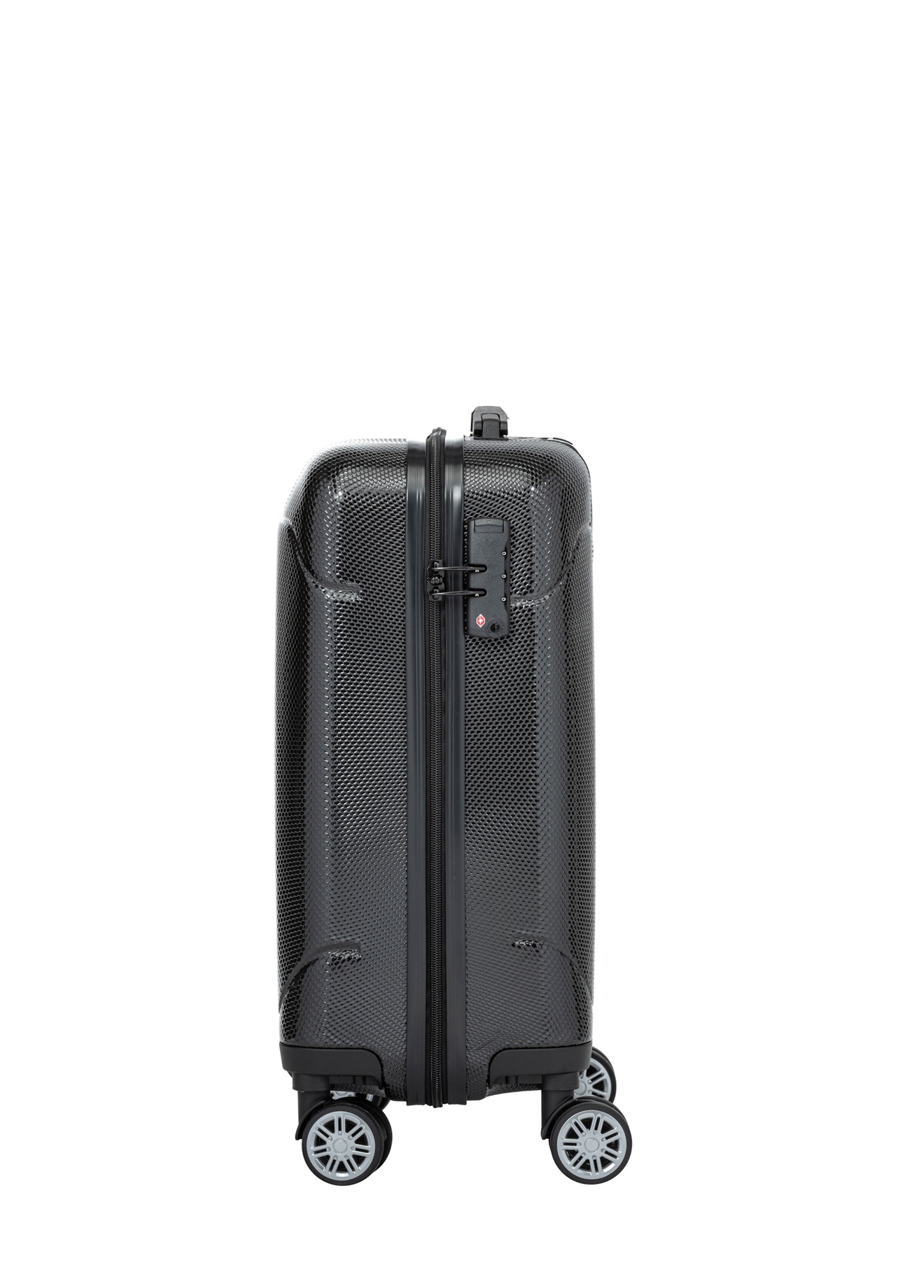 Set of 19'/24'/28' wheeled suitcases WALPC-0014-99(W26), side view of the product on a white background.
