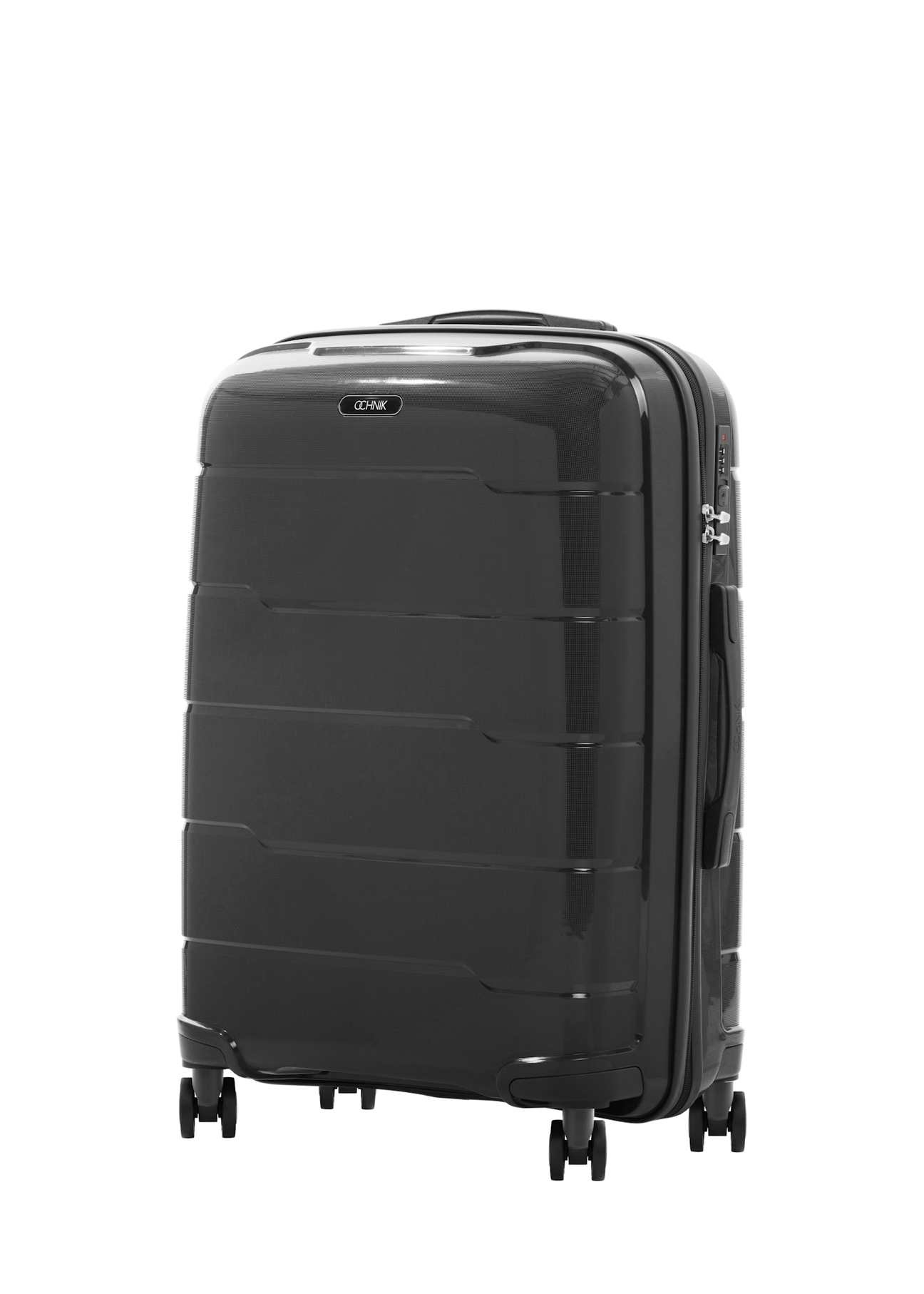 Medium suitcase on wheels WALPP-0025-99-24(W26), diagonal product view on white background.