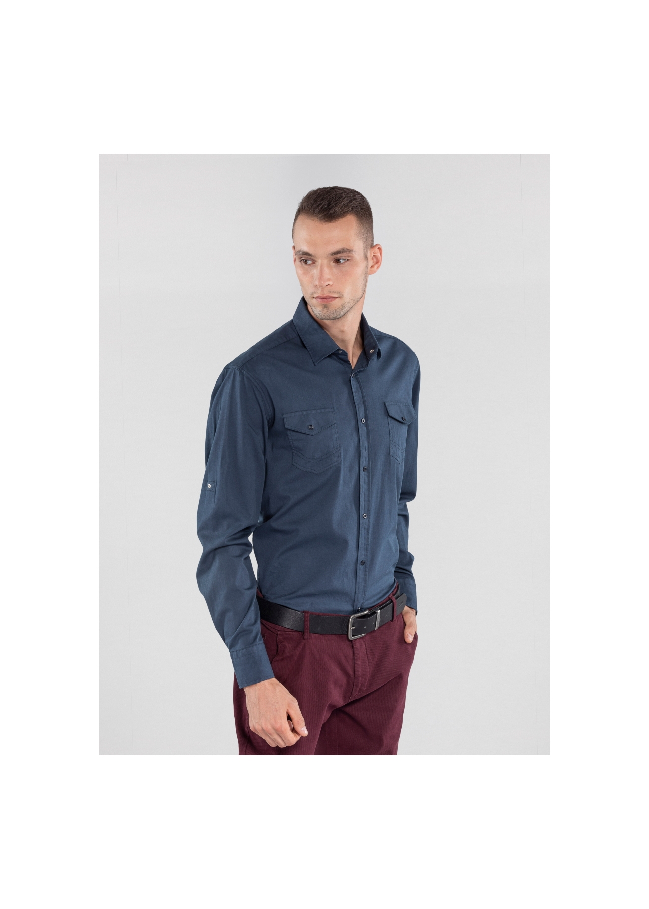 Men's shirt KOSMT-0226-69(Z20)-02