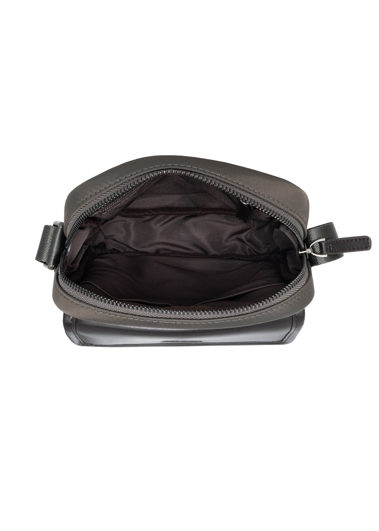 Men's city crossbody bag TORMN-0437-8B(Z26), product view inside on white background.