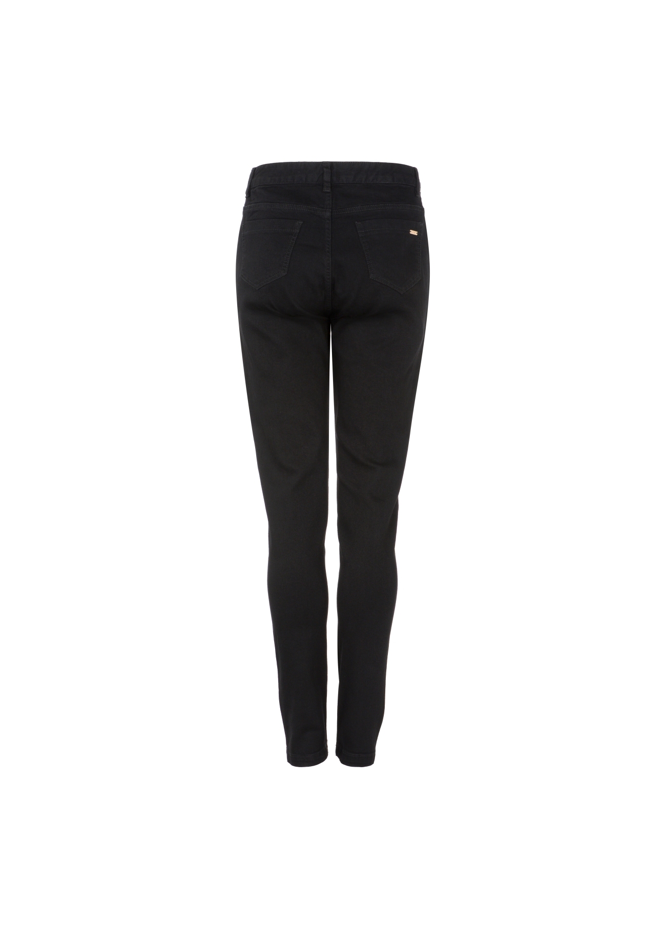 Czarne spodnie skinny damskie SPODT-0046-99(Z21)-03