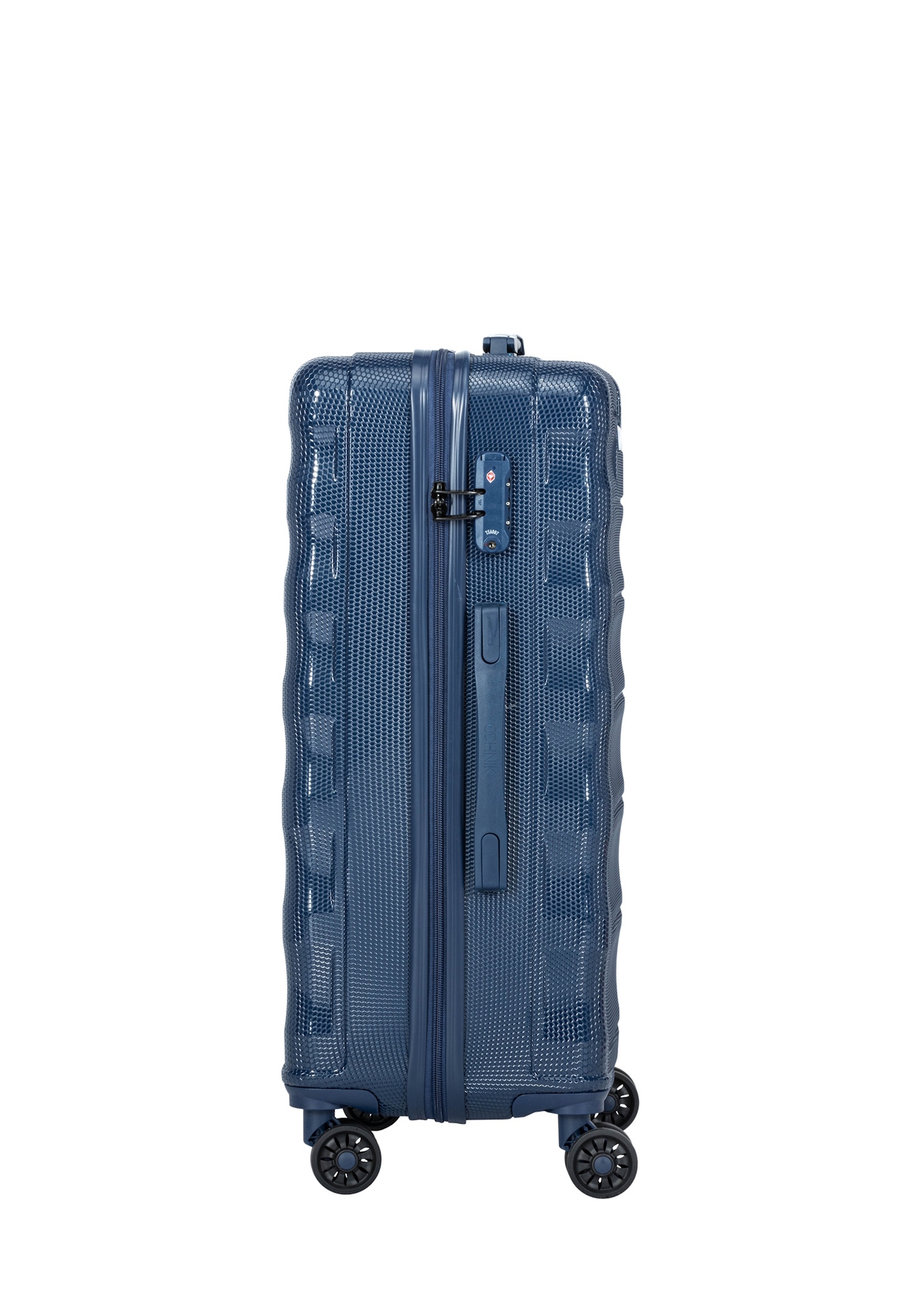 Set of 19'/24'/28' trolley suitcases WALPC-0015-7D(W26), side view of the product on a white background.
