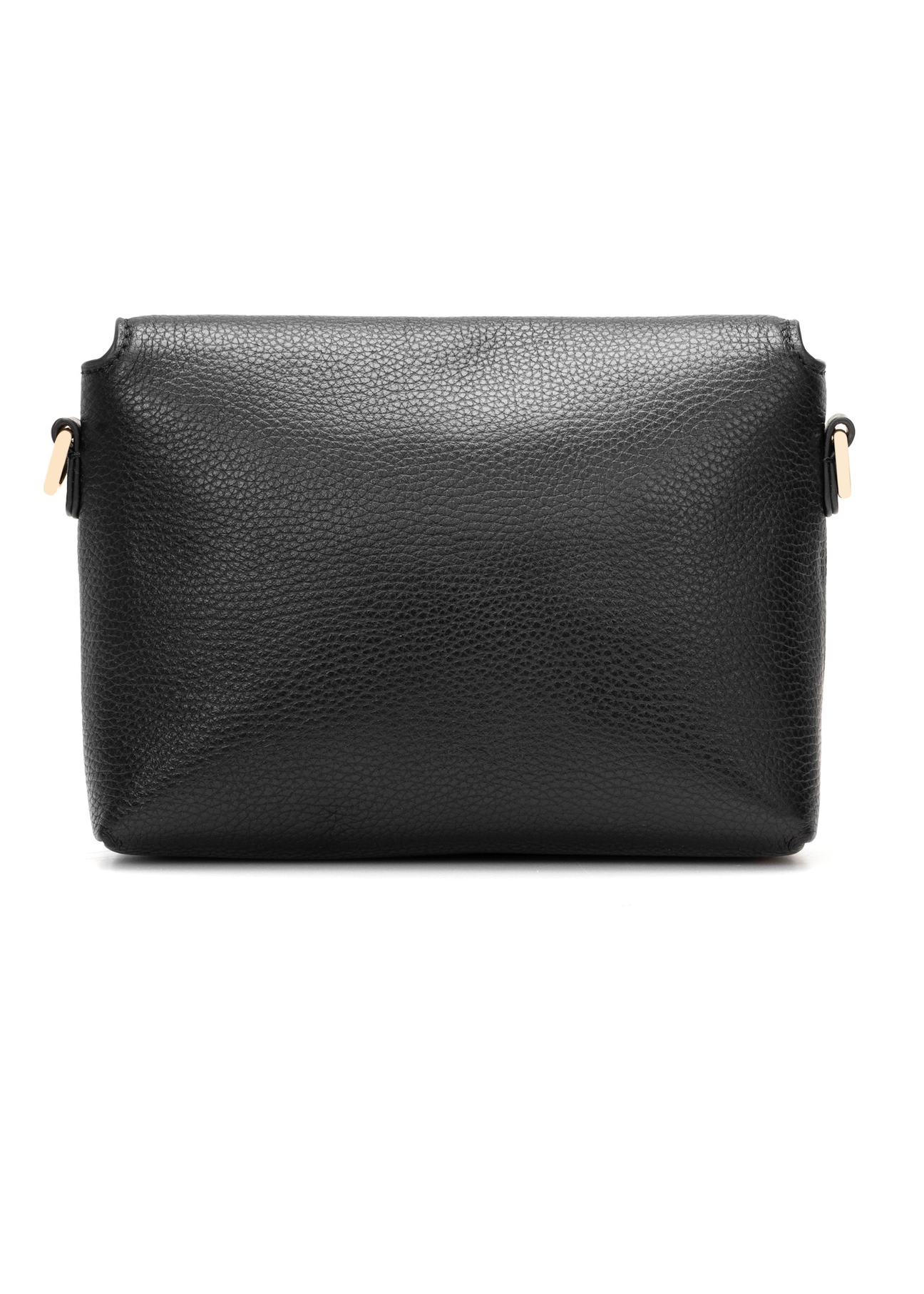 Small women's leather handbag TORES-1278-9I(W26), product view from the back on a white background.