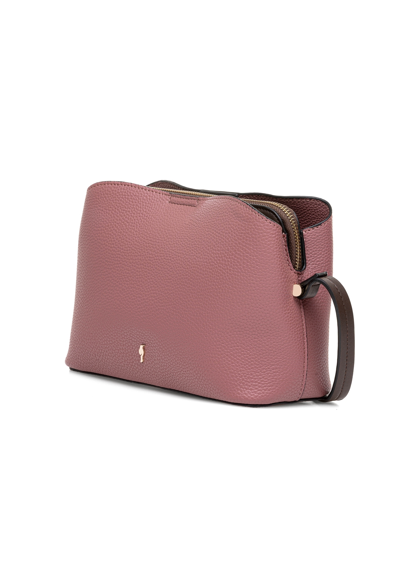 Small women's handbag in pink TOREC-0768 C-32(Z 25), diagonal view of the product on a white background.