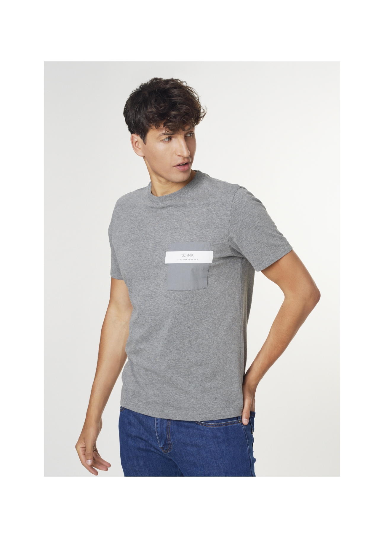 T-shirt męski TSHMT-0062-91(Z21)-01