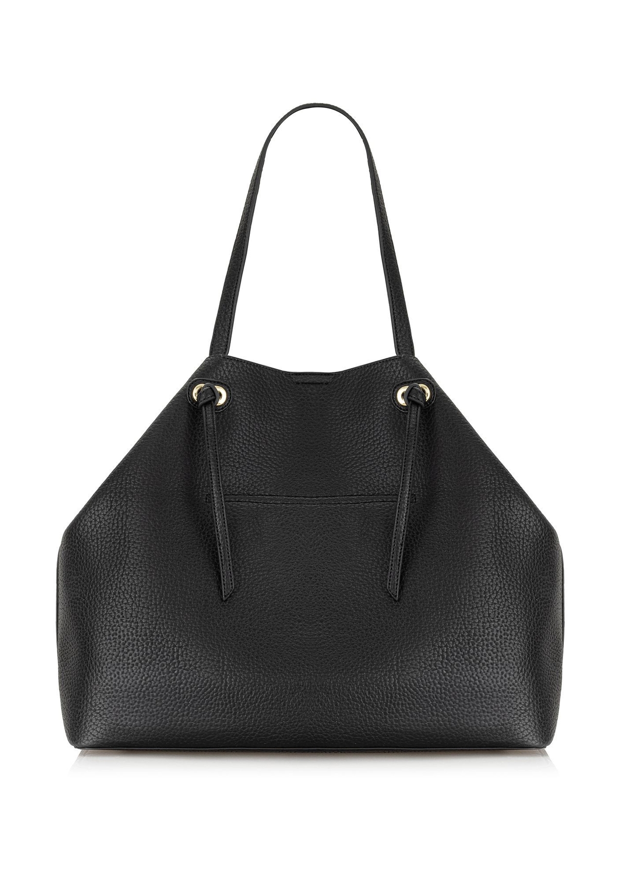 Large black shopper bag TOREC-0995A-99(Z25)