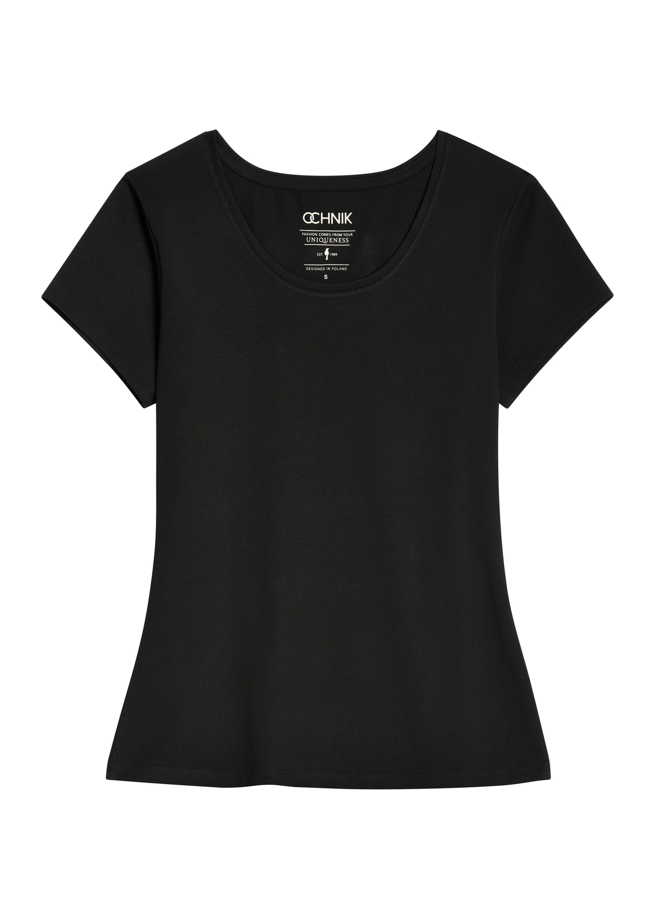 Black Women's Basic T-shirt TSHDT-0111-99(KS)