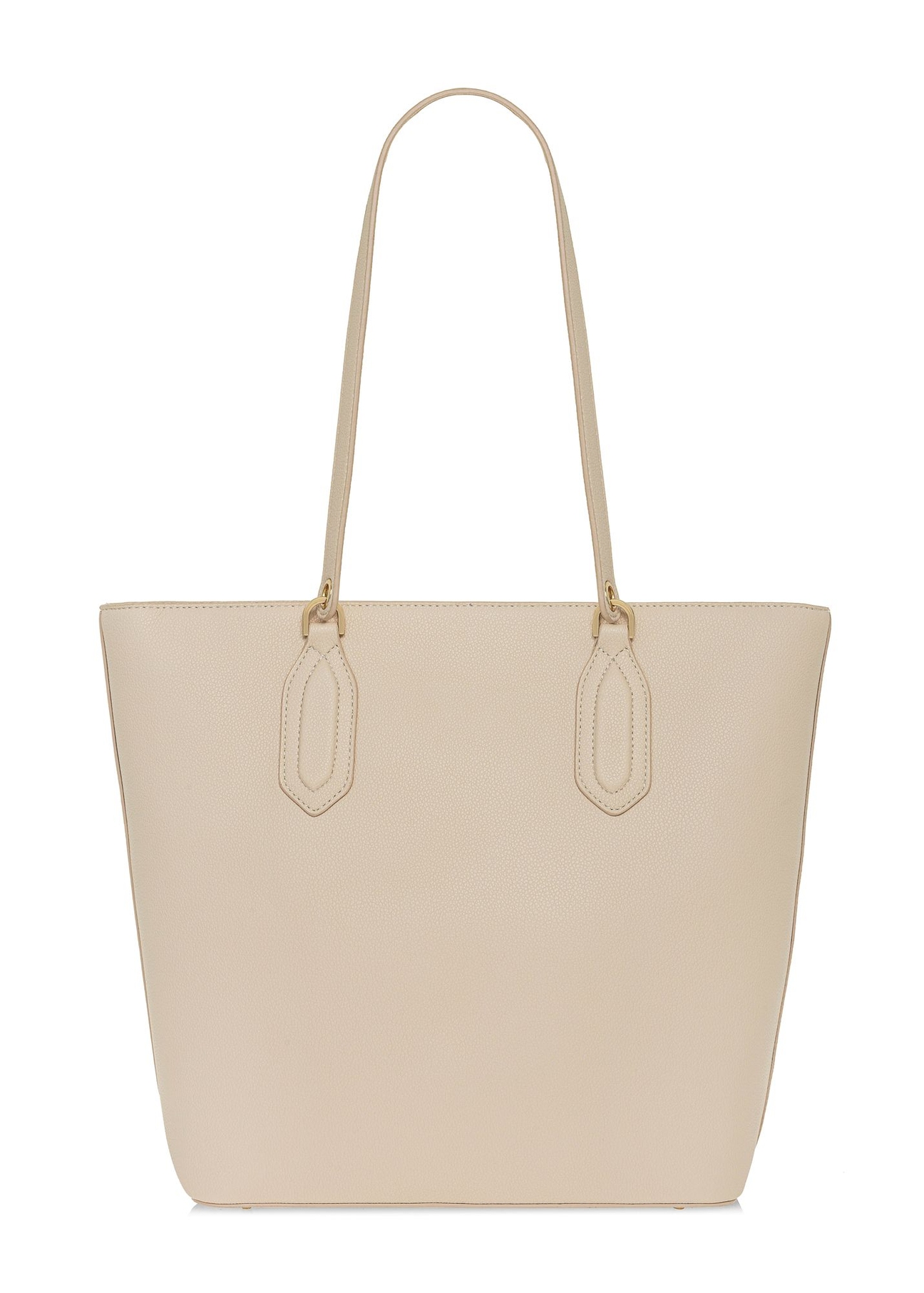 Cream women's shopper bag TOREC-0905A-12(W25)-04