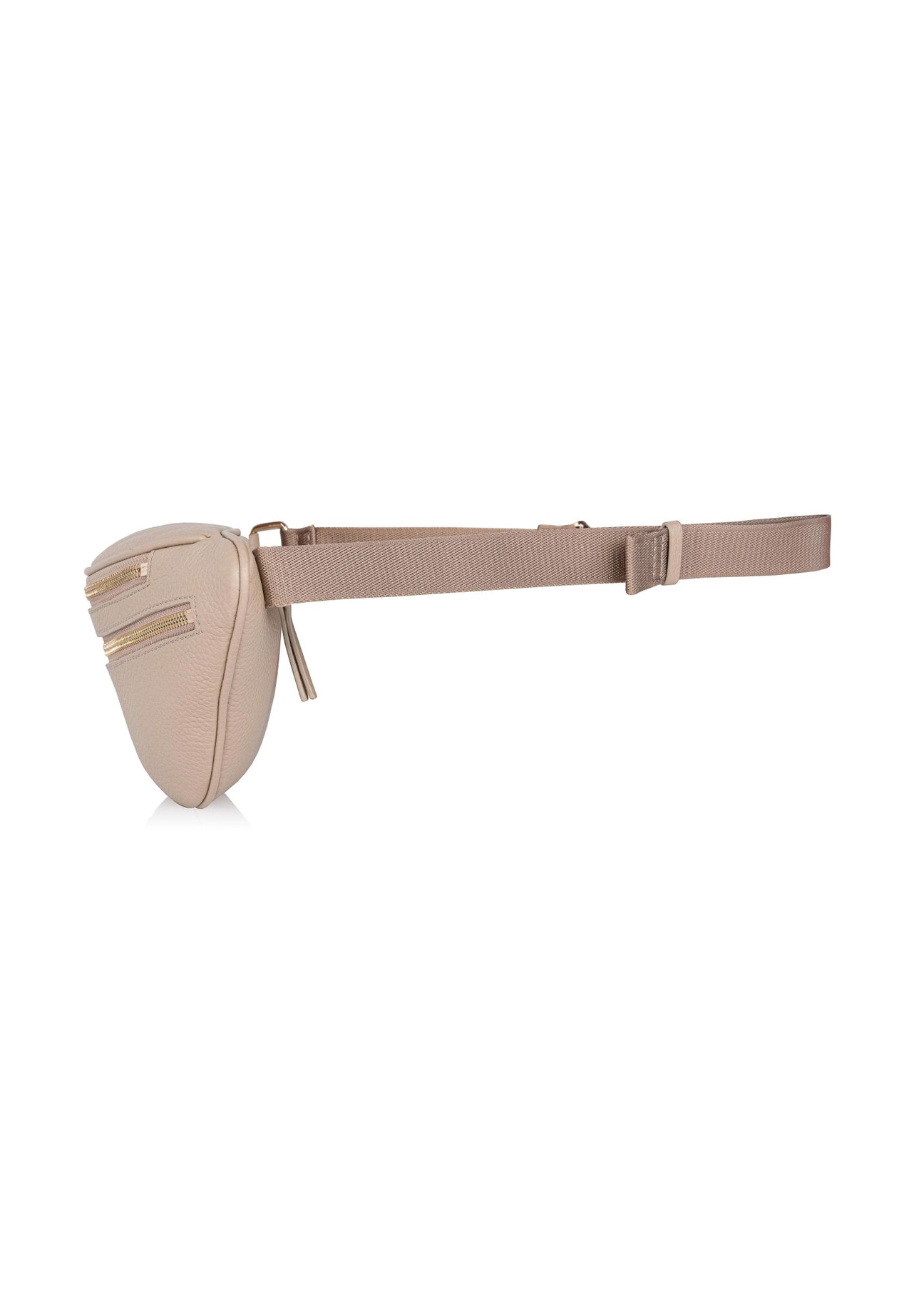 Women's beige leather kidney TORES-0721B-81(W24)-03