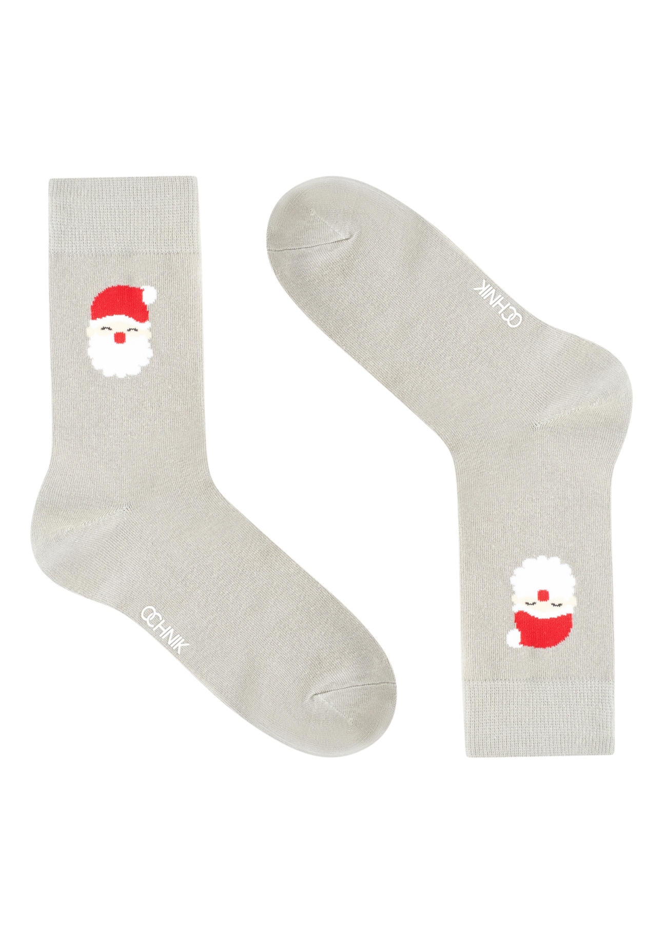 Set of men's Christmas socks ZESMT-0061-15(Z25), view of the third pair of the product on a white background.