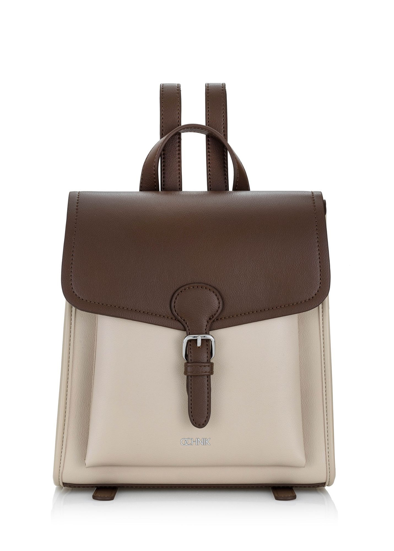 Elegant medium women's backpack TOREC-0985A-15(Z25) - front product view on white background.