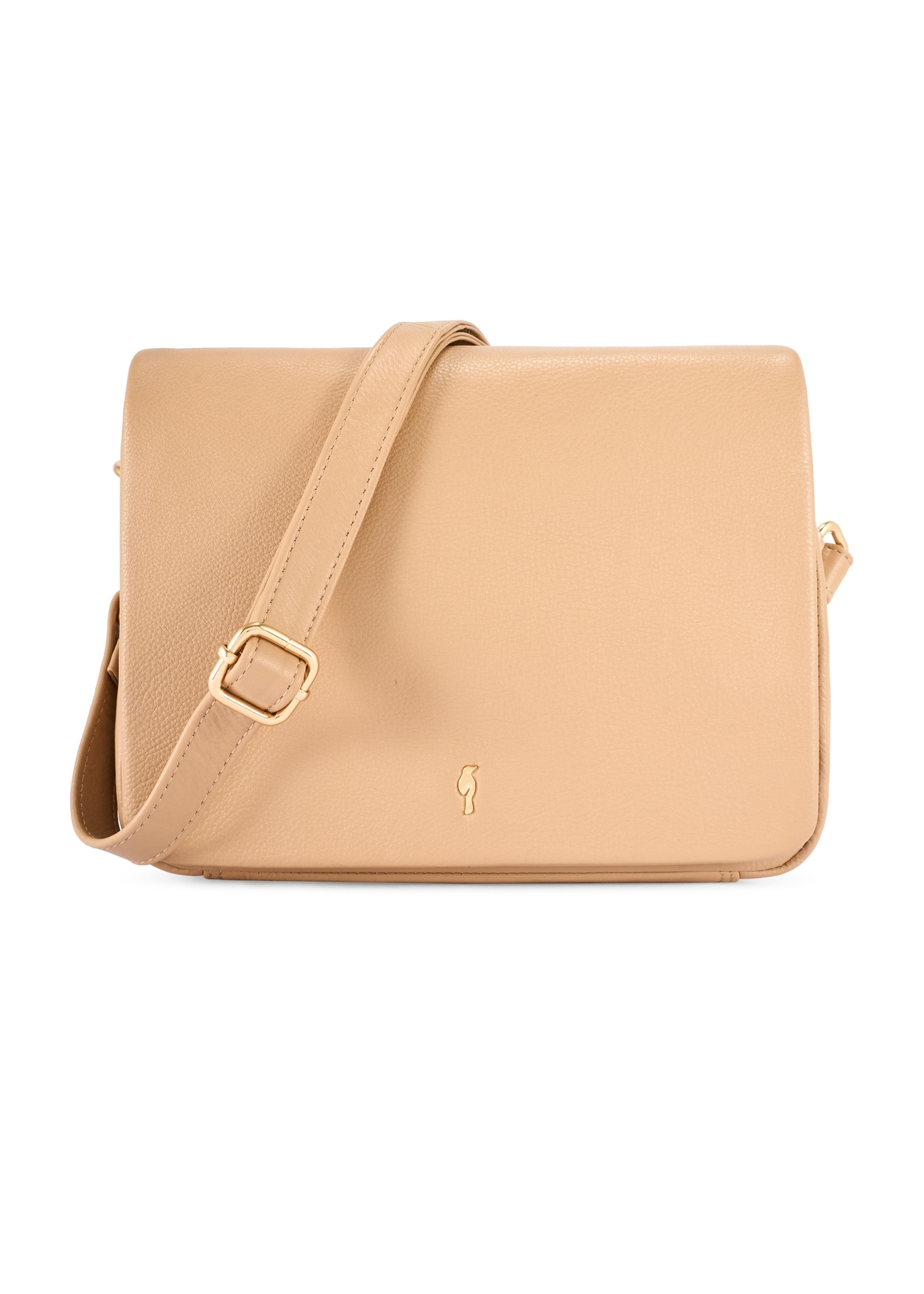 Beige leather women's handbag TORES-0911F-1B(W26)