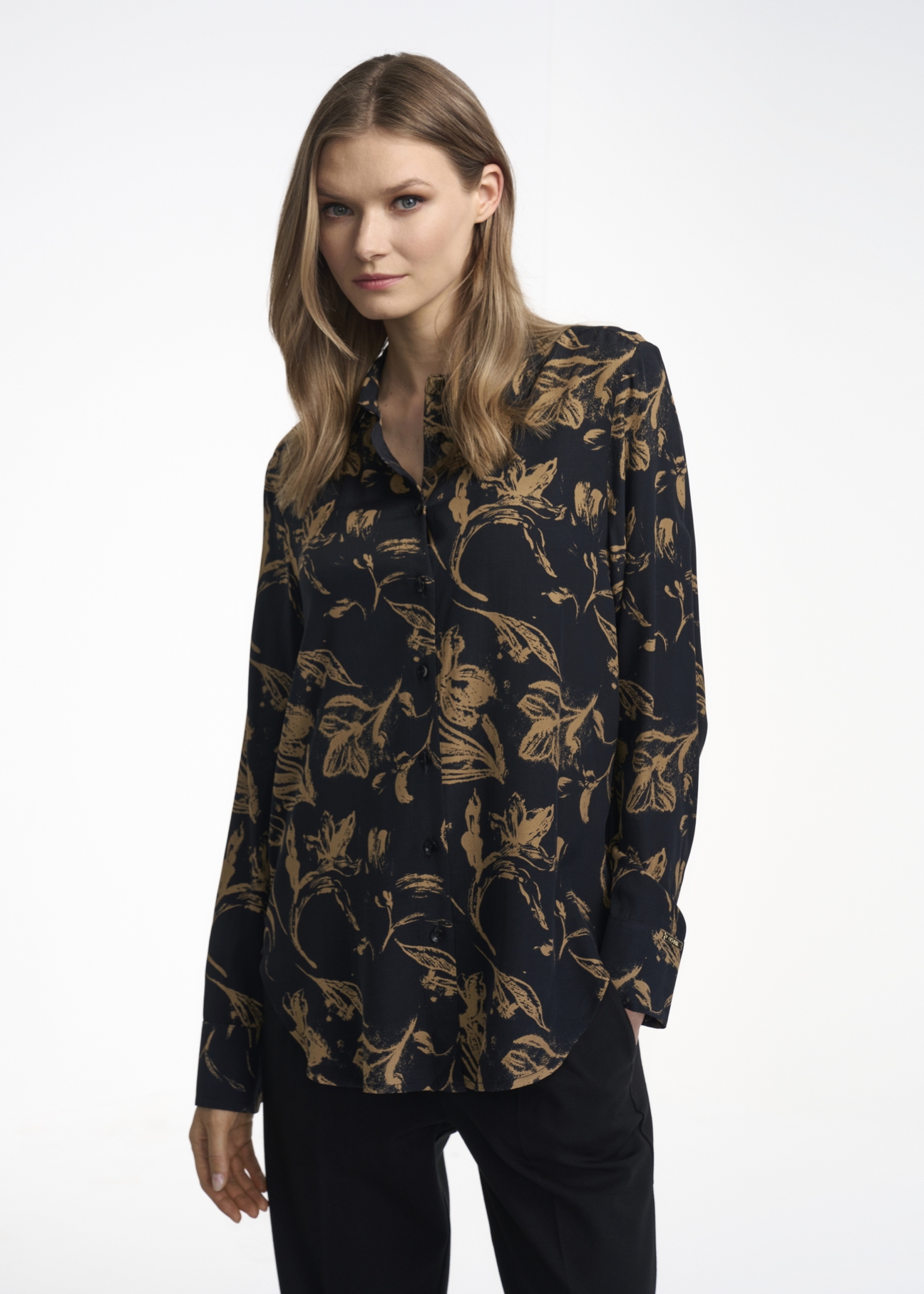 Women's long sleeve shirt KOSDT-0138-99(Z22)-02
