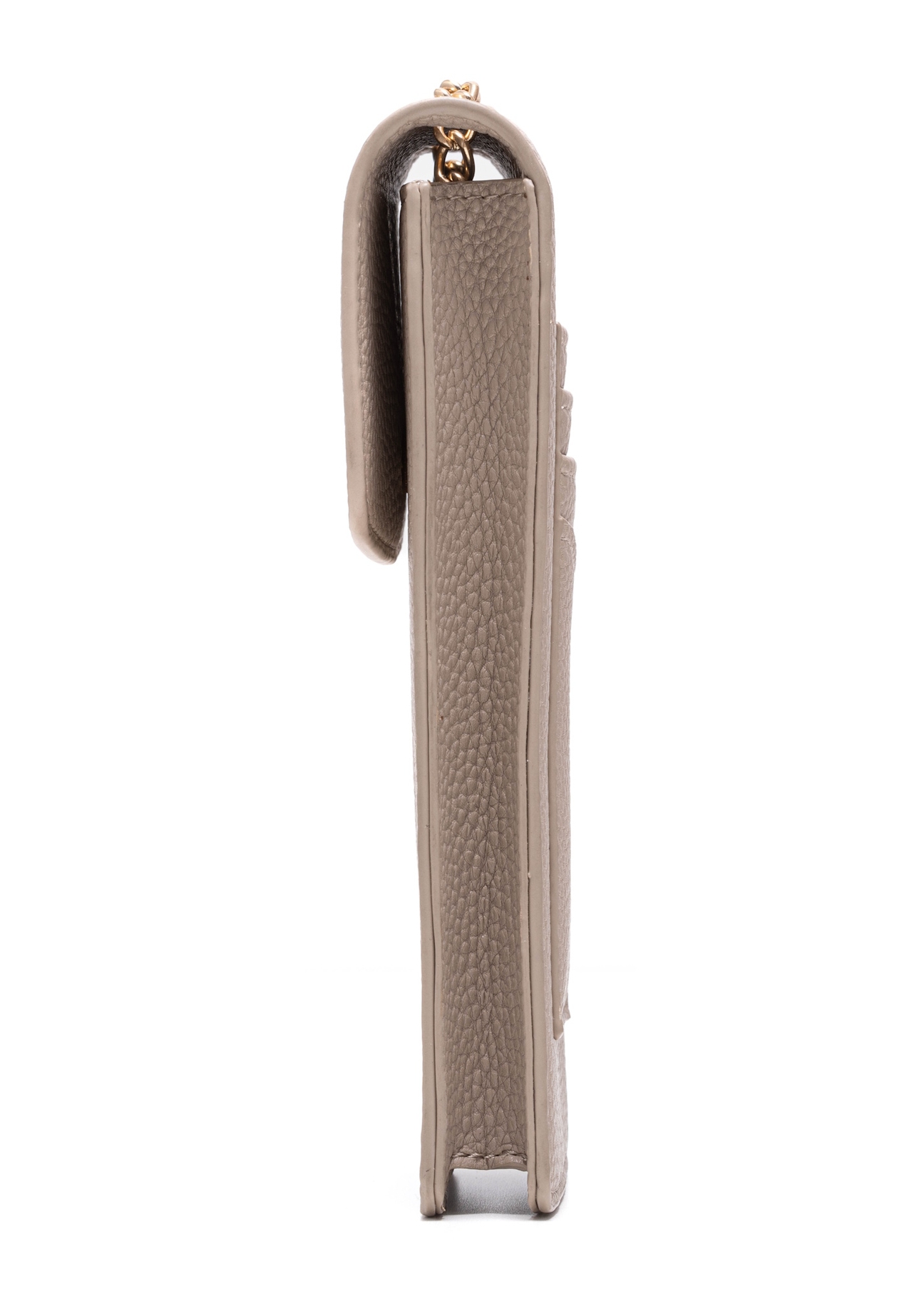 Beige women's pouch TOREC-1112-80(Z25), side view of the product on a white background.