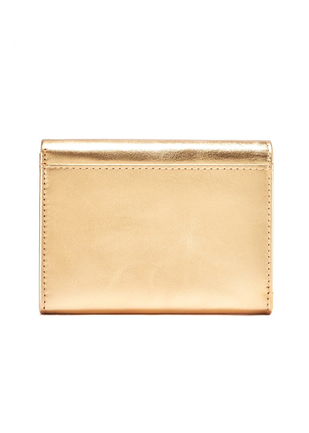 Gold leather women's wallet PORES-0959-28(W25)
