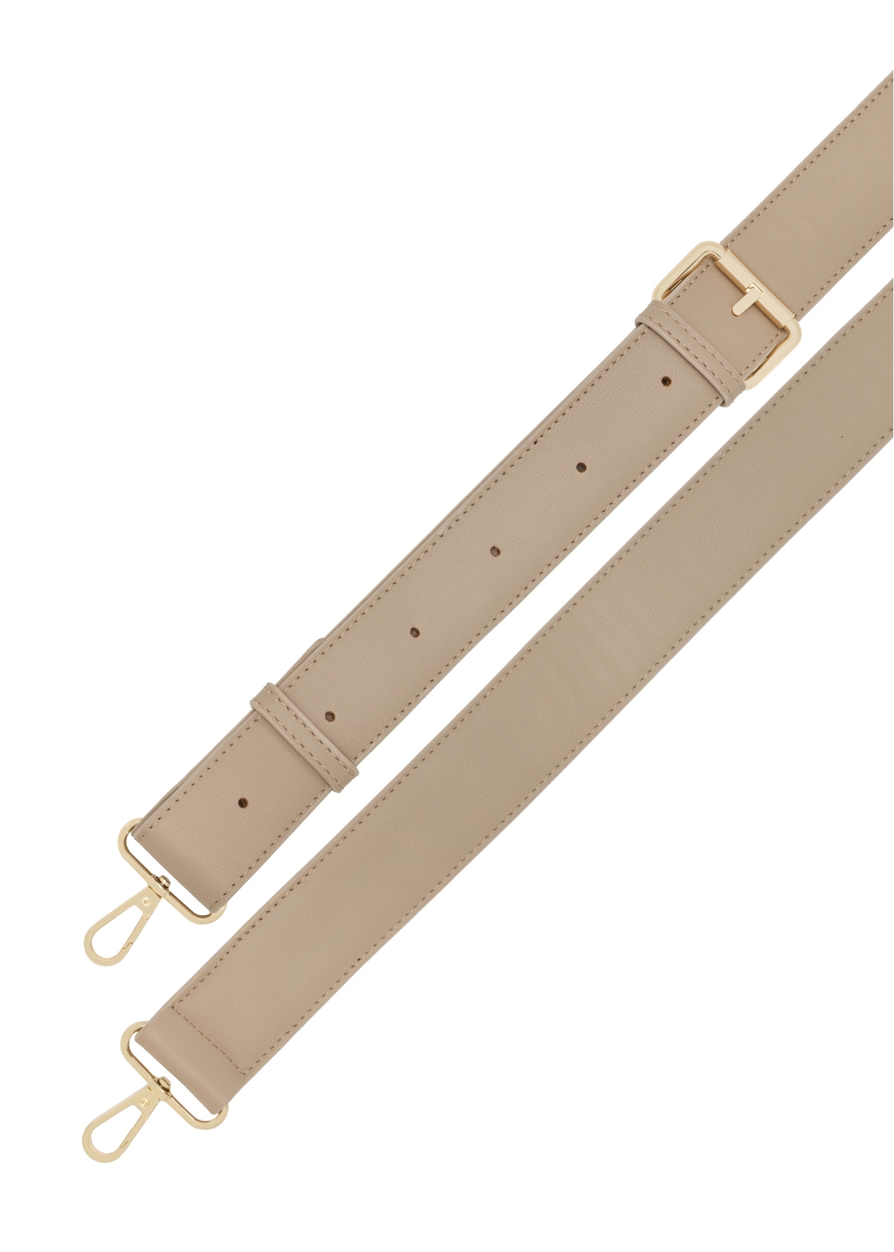 Beige small women's handbag TOREC-1172-1B(W26), view of the product strap on a white background.