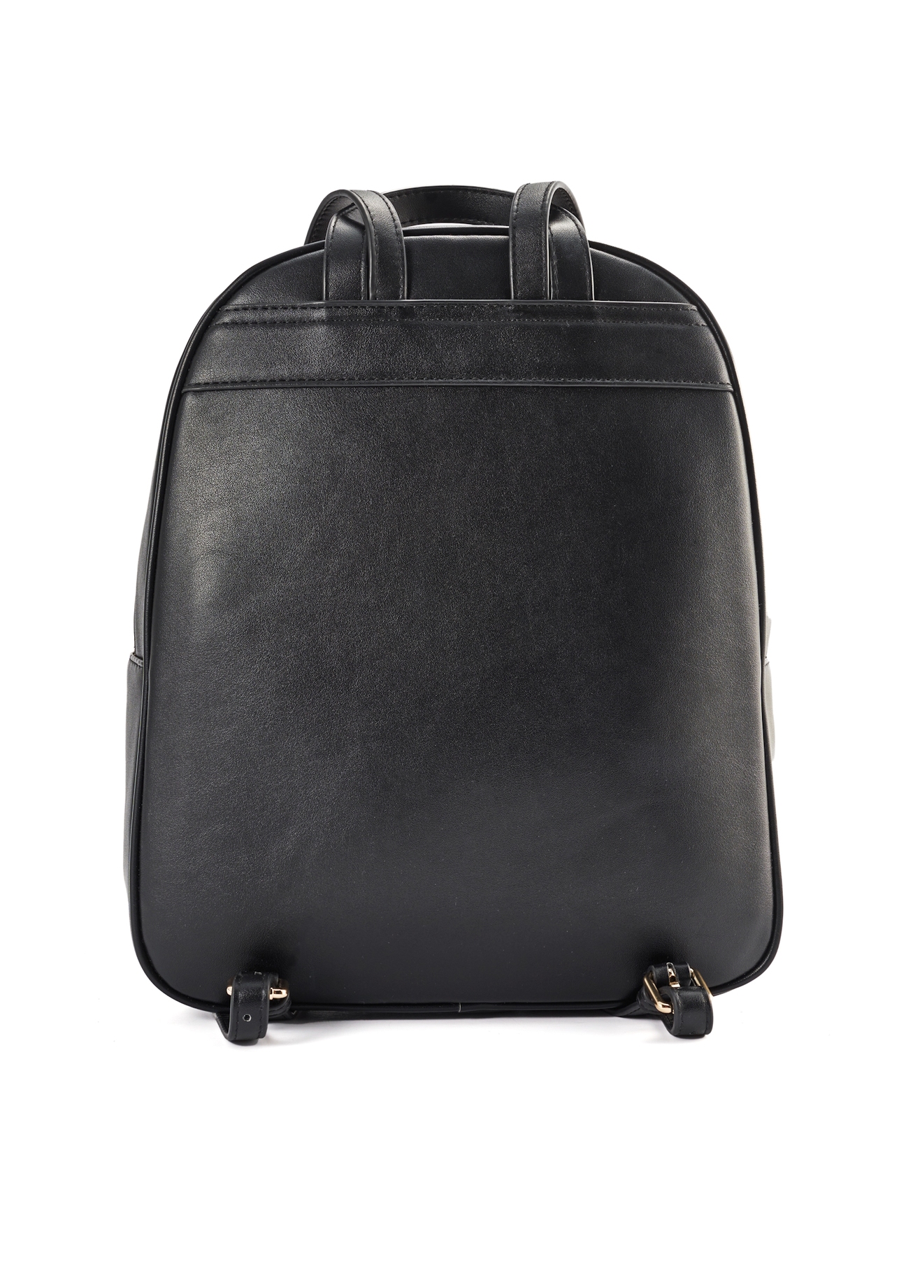Black monogrammed women's backpack TOREC-1045-98(Z25)