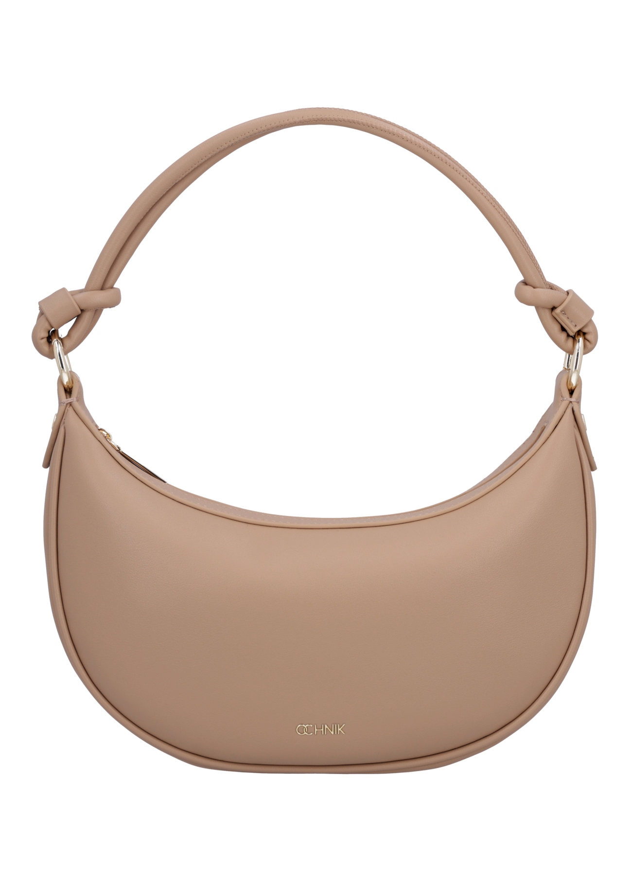 Beige small women's hobo bag TOREC-1097-1B(Z26), front product view on a light background.
