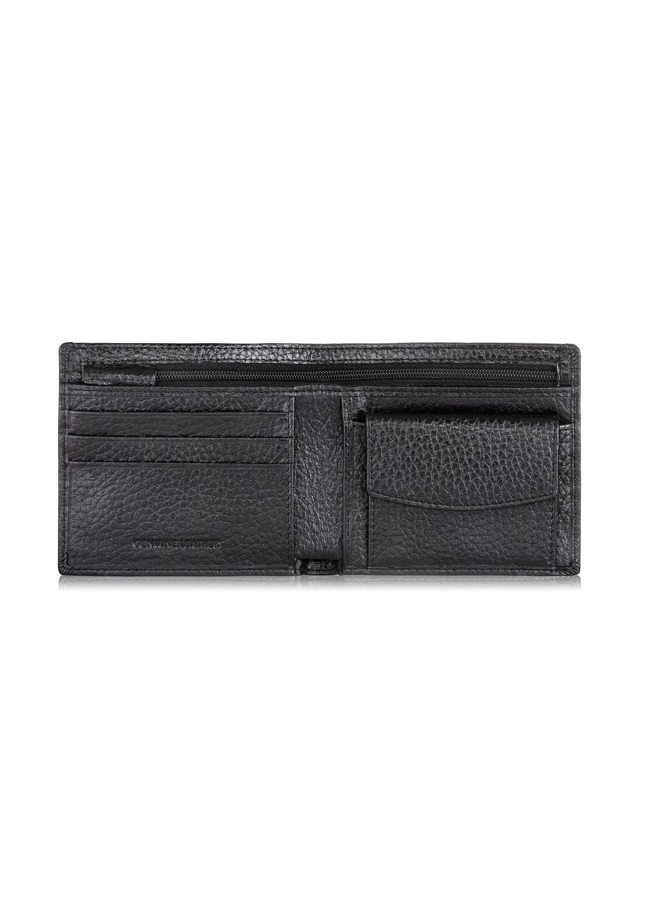 Men's pea leather wallet PORMS-0524-99(W23)-04