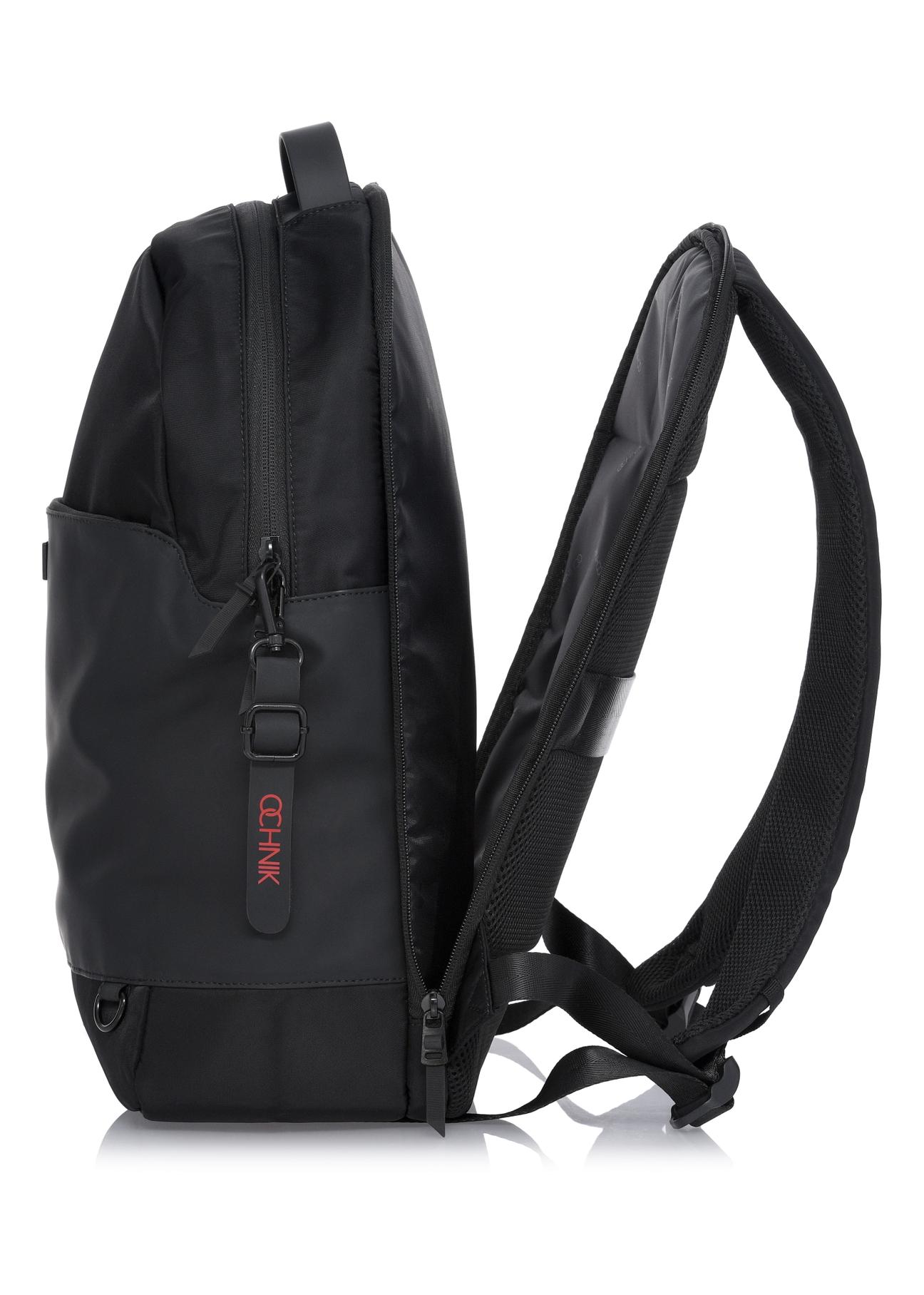 Men's two-compartment black backpack TORMN-0311-99(W24)-04