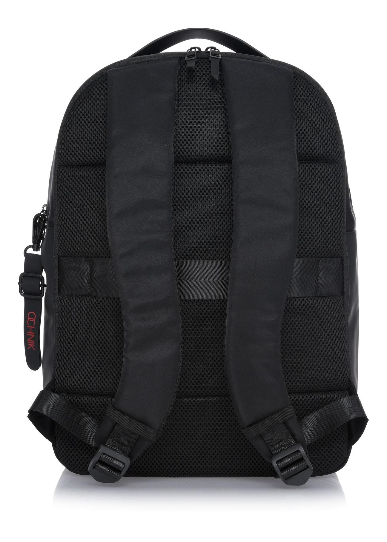 Men's two-compartment black backpack TORMN-0311A-99(Z24)-05