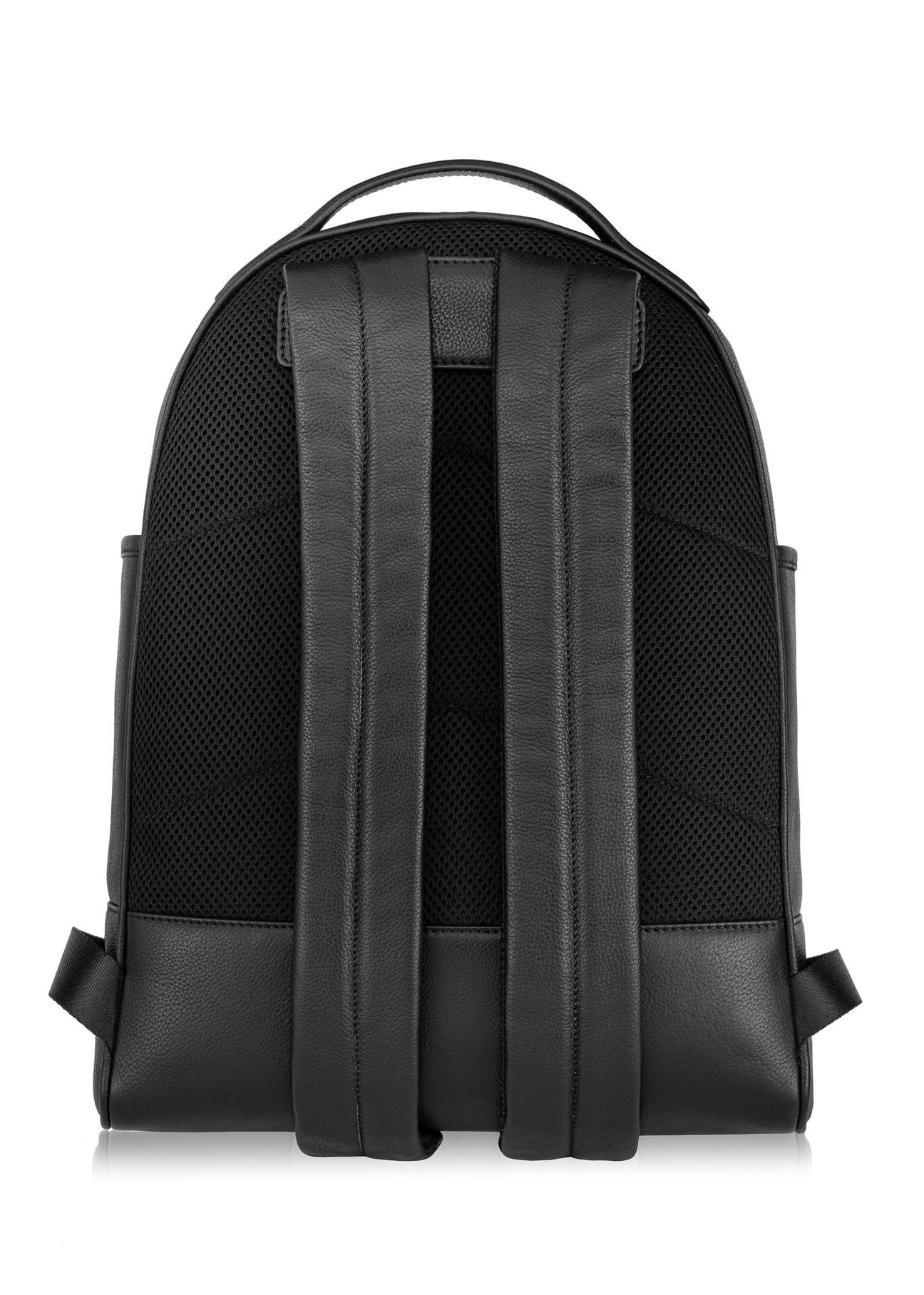 Men's leather backpack with embossing PLCMS-0017C-99(Z24)-05