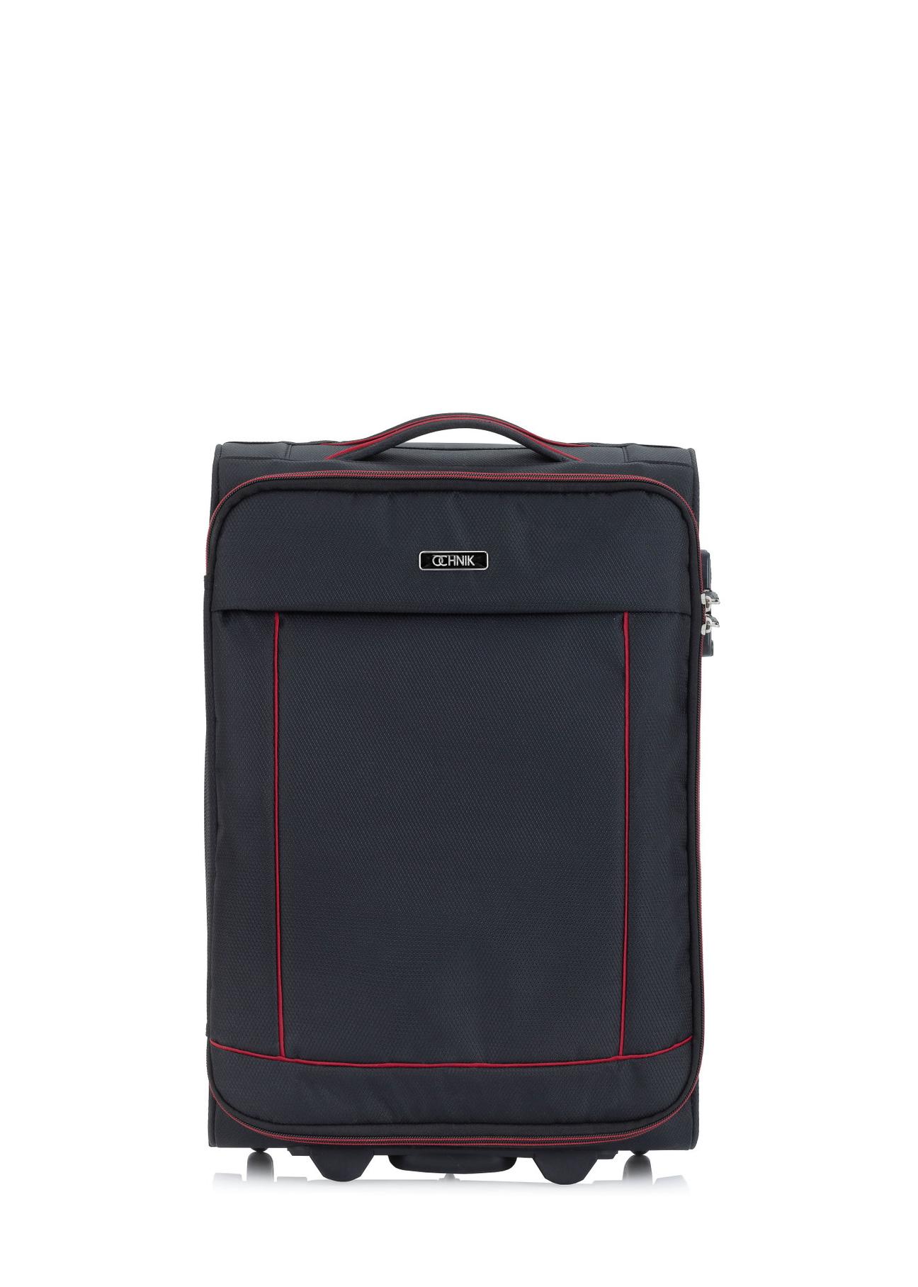 Small suitcase on wheels WALNY-0039-99-19(W24)-01