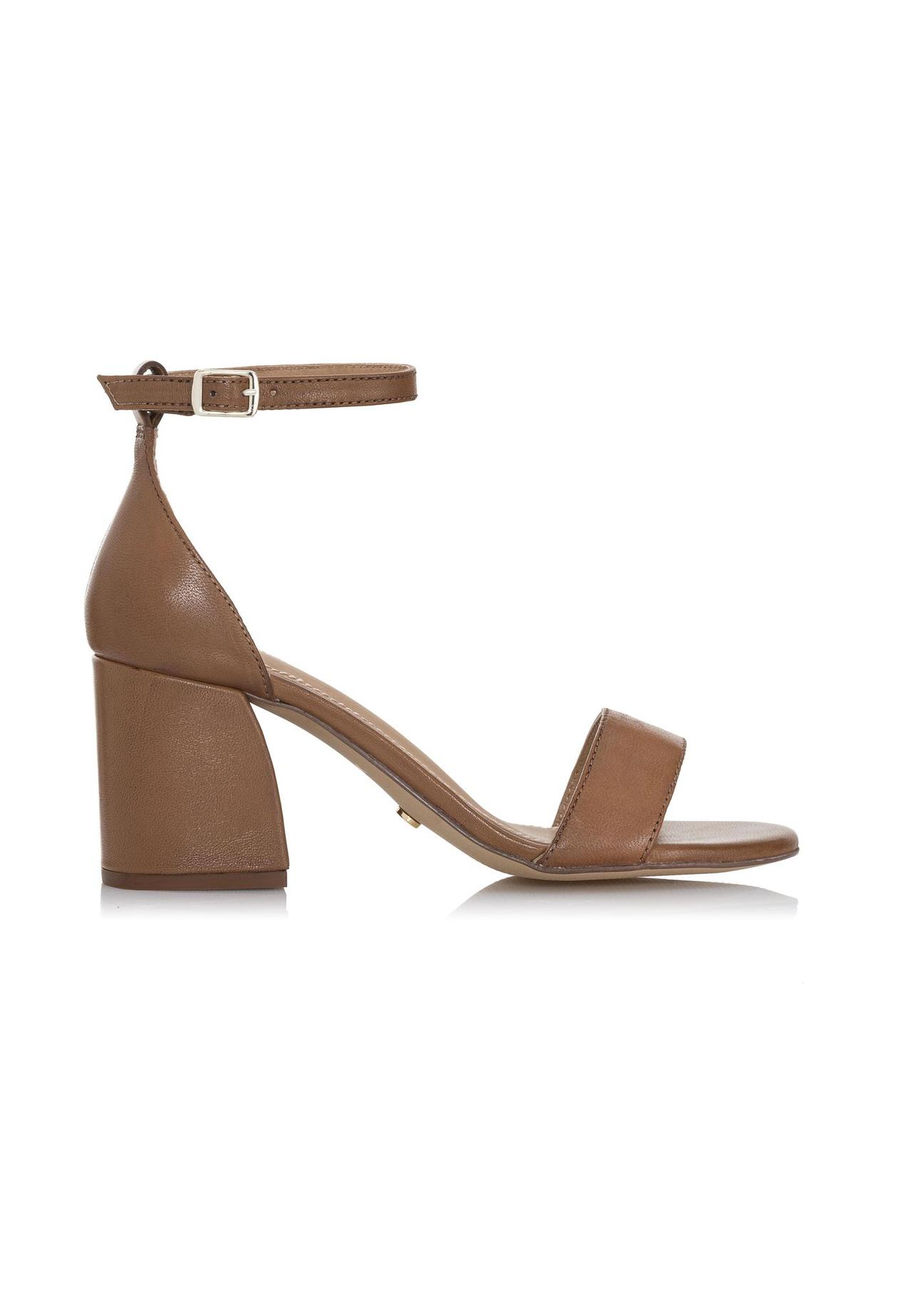 Women's leather sandals on a post BUTYD-0992-89(W23)-01