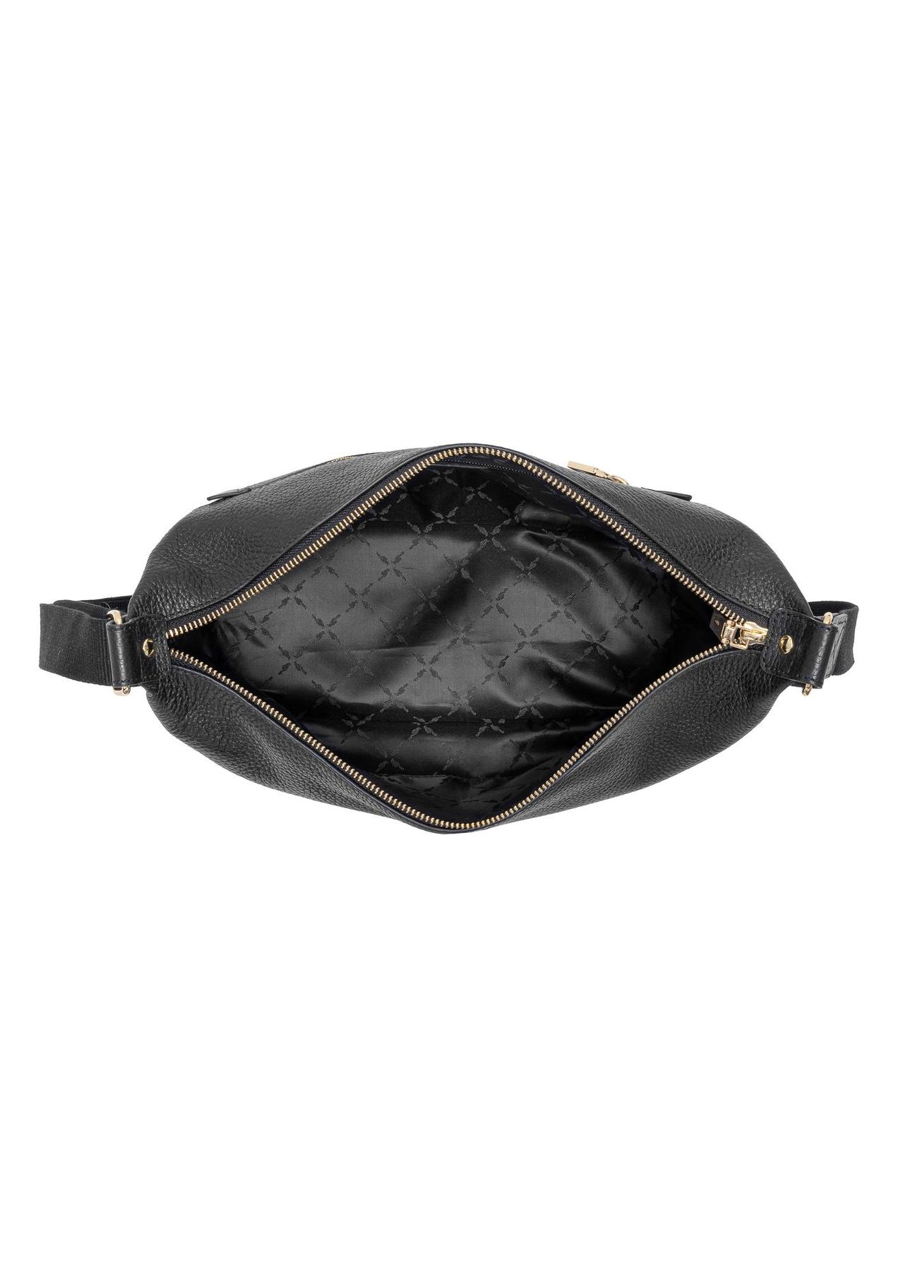 Women's leather handbag in black TORES-0984-99(W24)-05