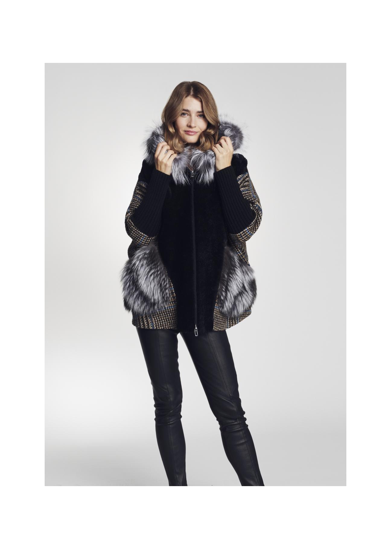 Women's sheepskin coat KOZDS-0053-1177(Z21)-02