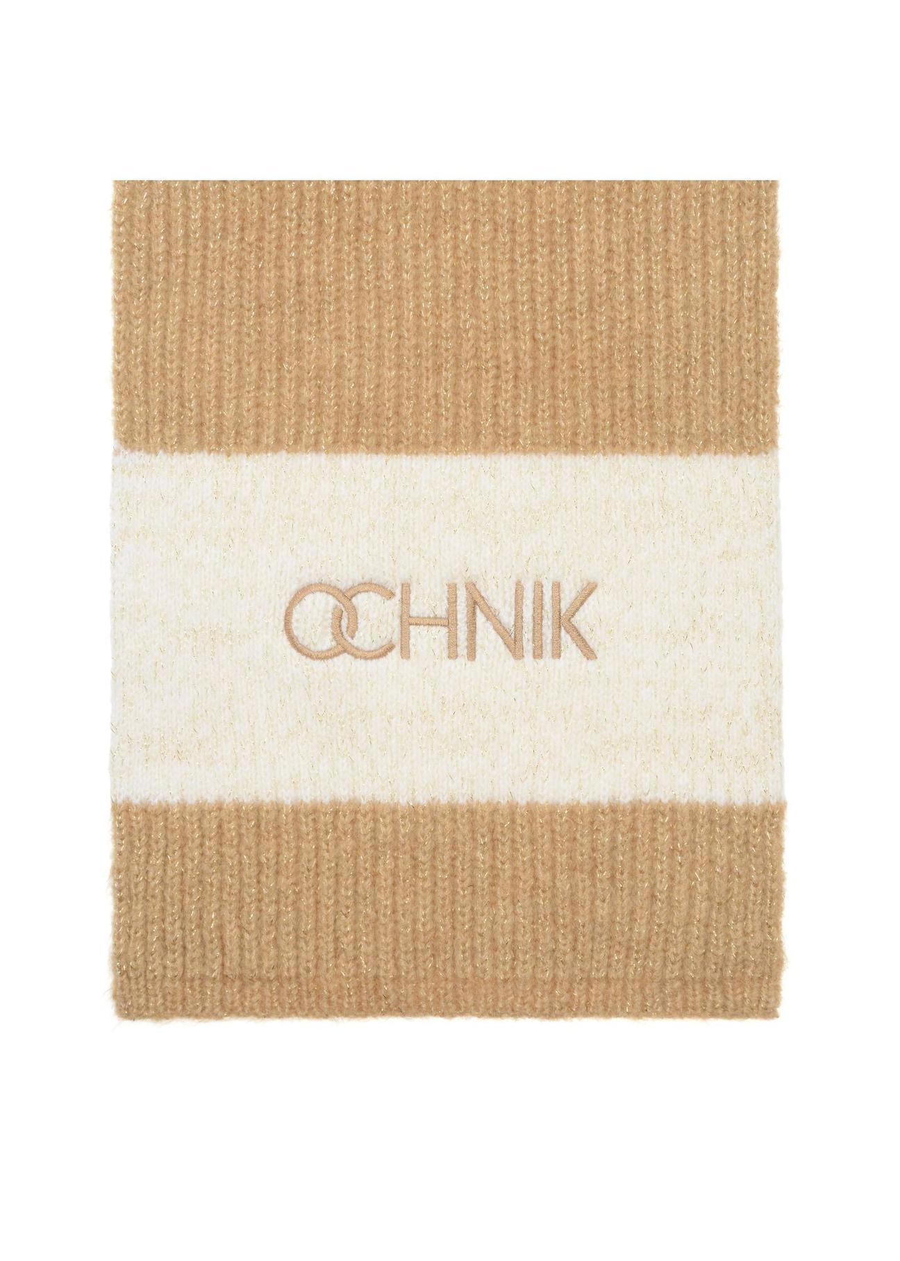 Beige women's scarf with OCHNIK logo SZADT-0125A-81(Z24)-02