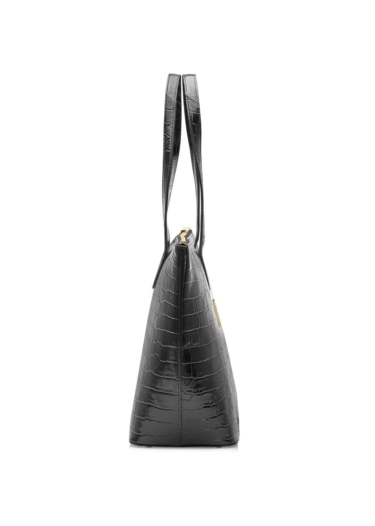 Women's leather shopper bag TORES-0939D-99(W25)-03