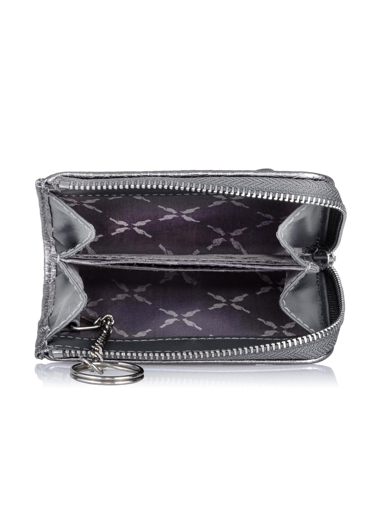 Women's small silver wallet PORES-0838-92(W23)-05