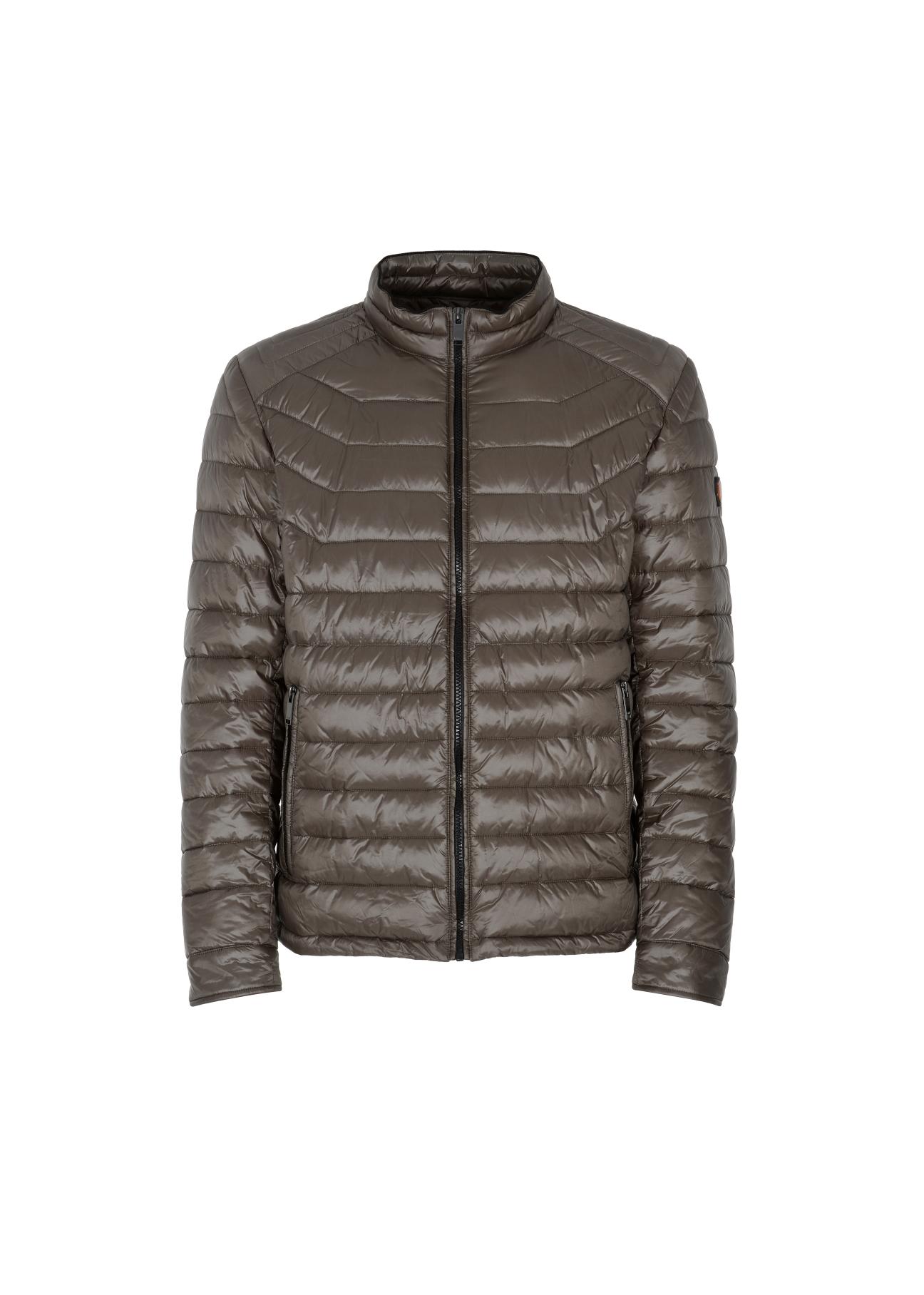 Men's quilted jacket with stand-up collar KURMT-0260-82(W23)-03