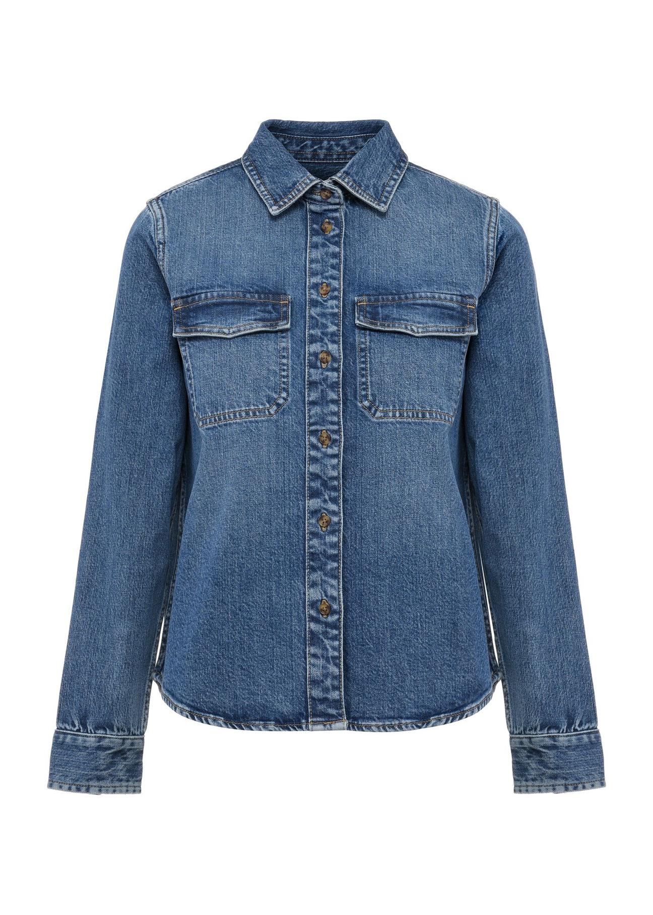 Women's denim shirt KOSDT-0164-69(W25)-01