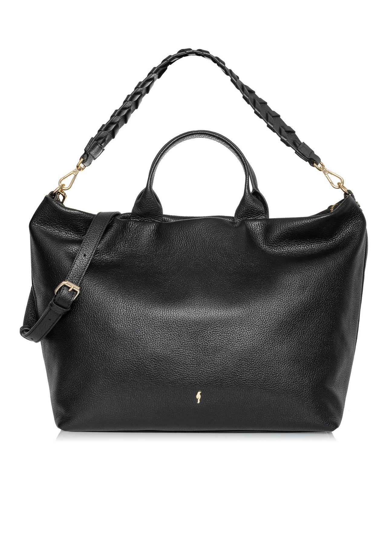 Women's leather shopper bag TORES-0944-99(Z24)-01