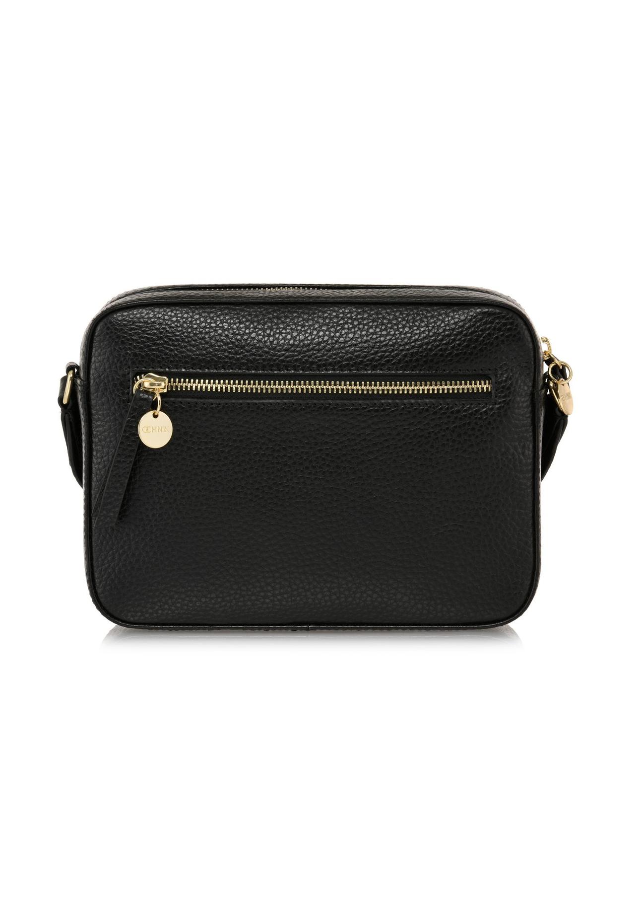 Women's black leather bag TORES-1046-98(Z24)-04