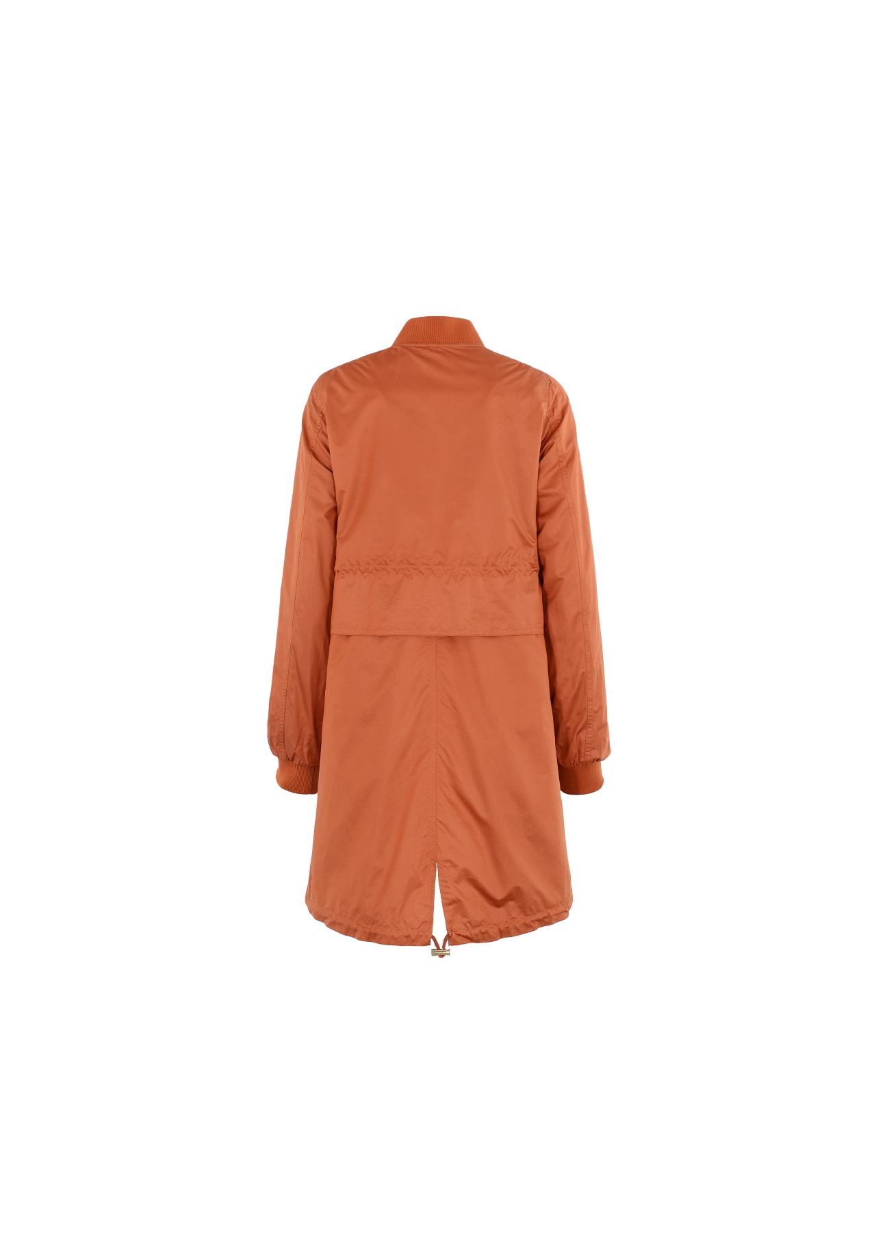 Women's orange parka KURDT-0171-30(W19)-02