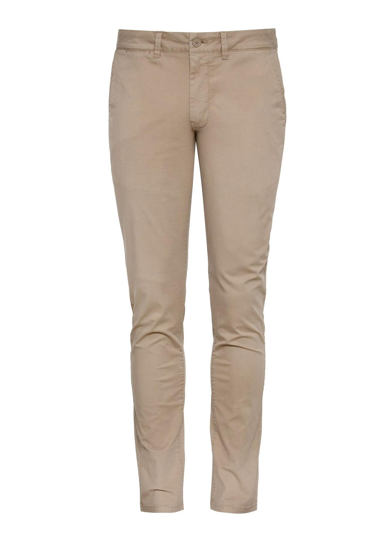 Beige men's pants SPOMT-0103-81(Z24)-01